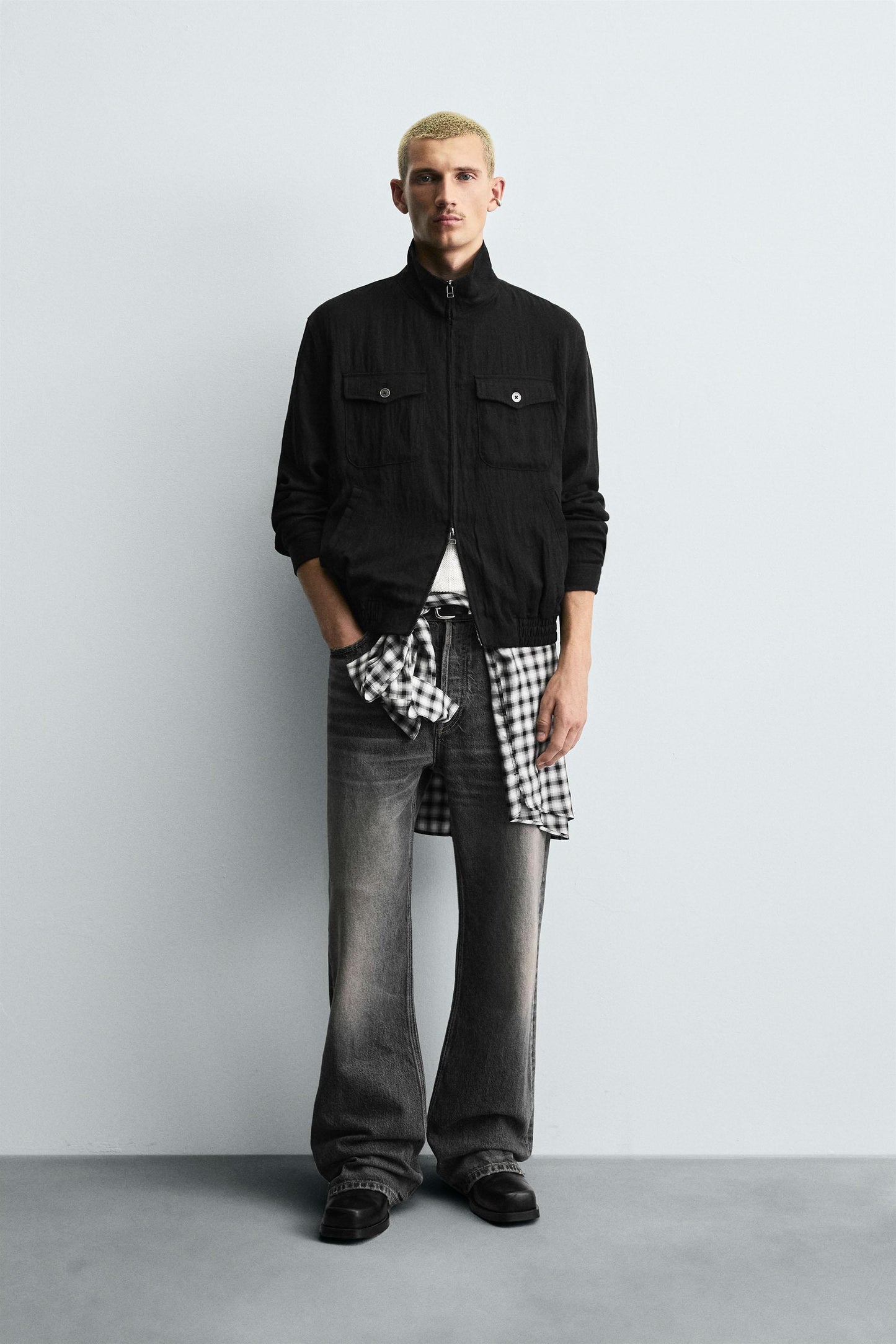 RELAXED FIT FLOWY JACKET