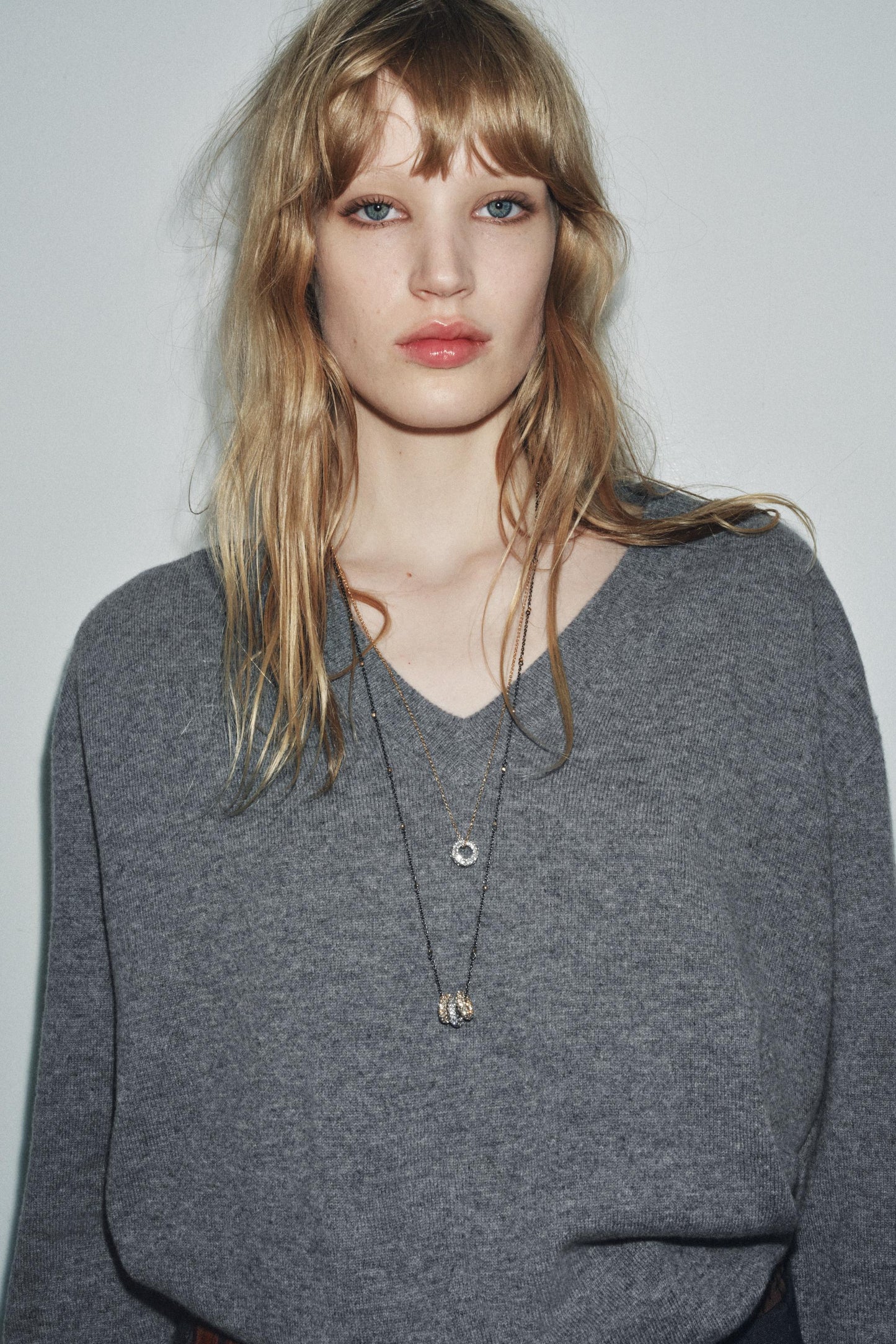 100% WOOL OVERSIZED KNIT SWEATER