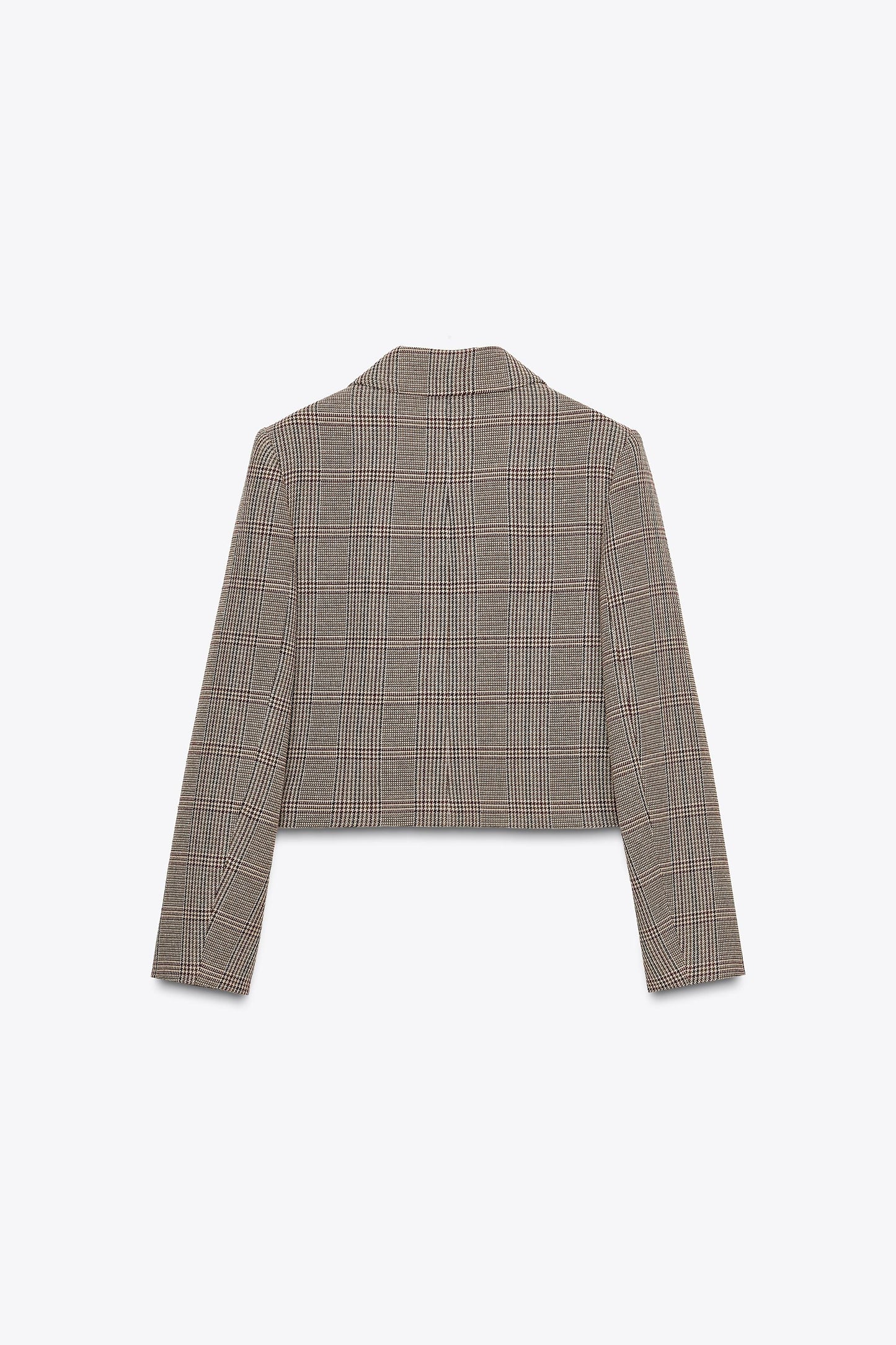 HOUNDSTOOTH CROPPED BLAZER
