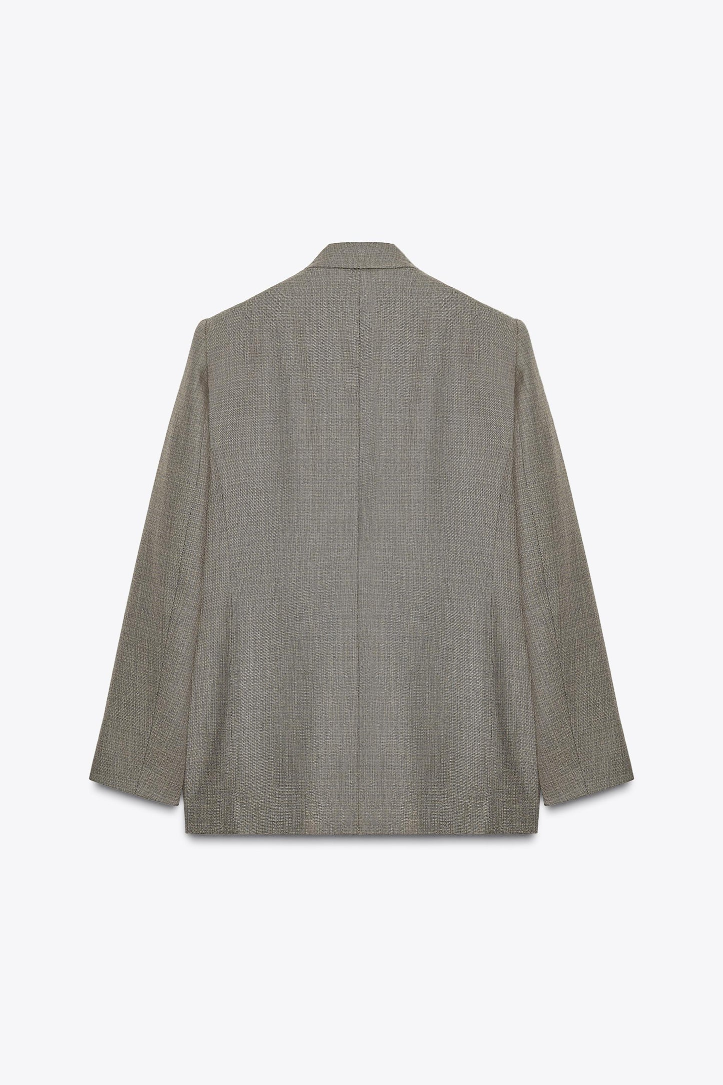 DOUBLE BREASTED BLAZER WITH SHOULDER PADS