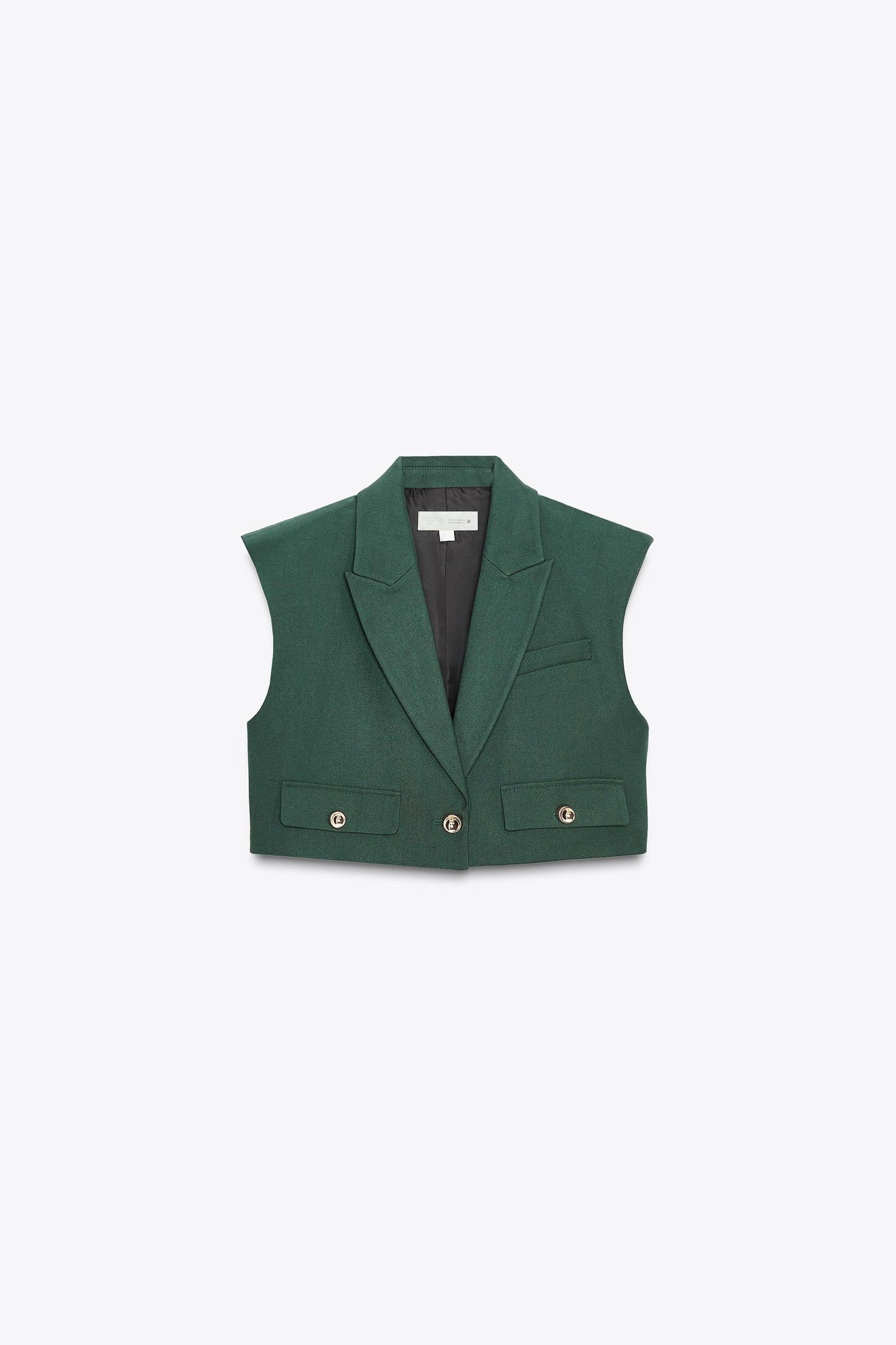 SHORT VEST WITH FLAPS