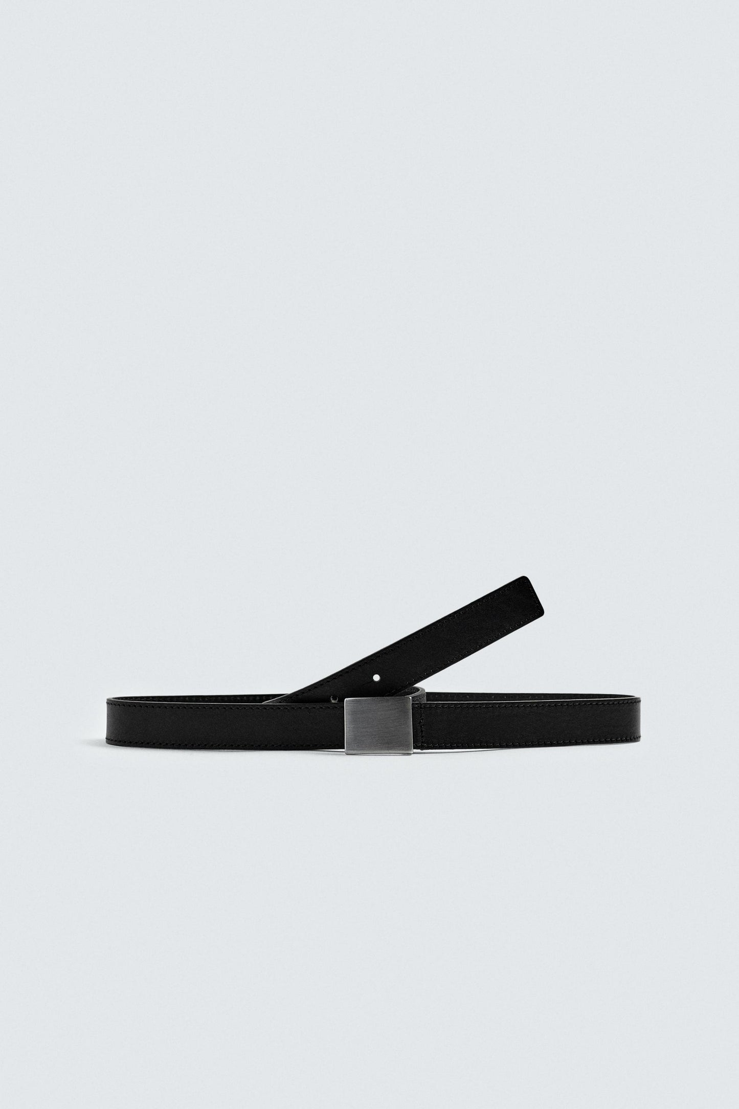 LIMITED EDITION PLATE BUCKLE LEATHER BELT