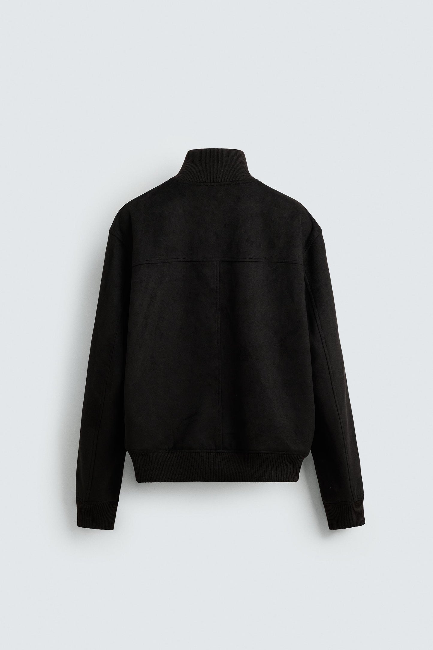FAUX SUEDE JACKET REGULAR FIT