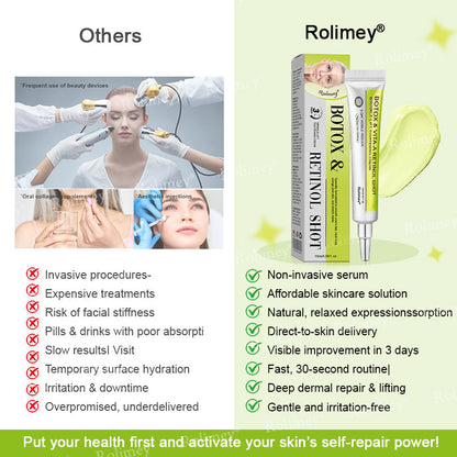👨‍⚕️Made and shipped from Australia 💫Rolimey® Botox & Vita-A Retinol Shot Wrinkle-Lift Tightening cream - Last Day Promotion 70% OFF