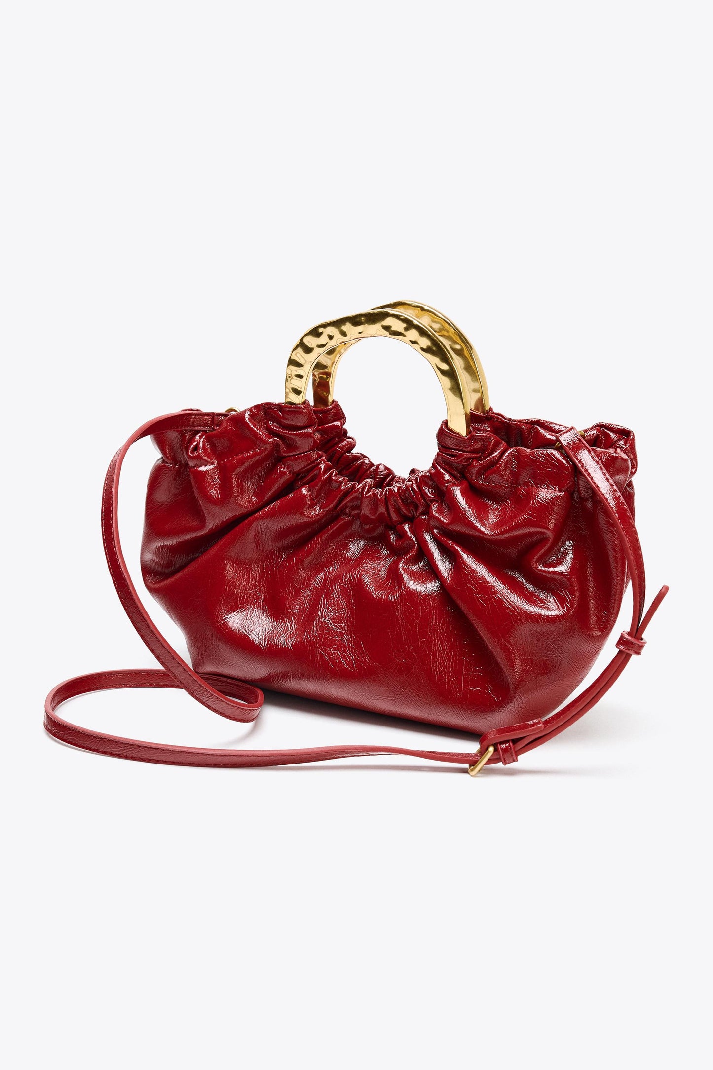 RUCHED HANDBAG