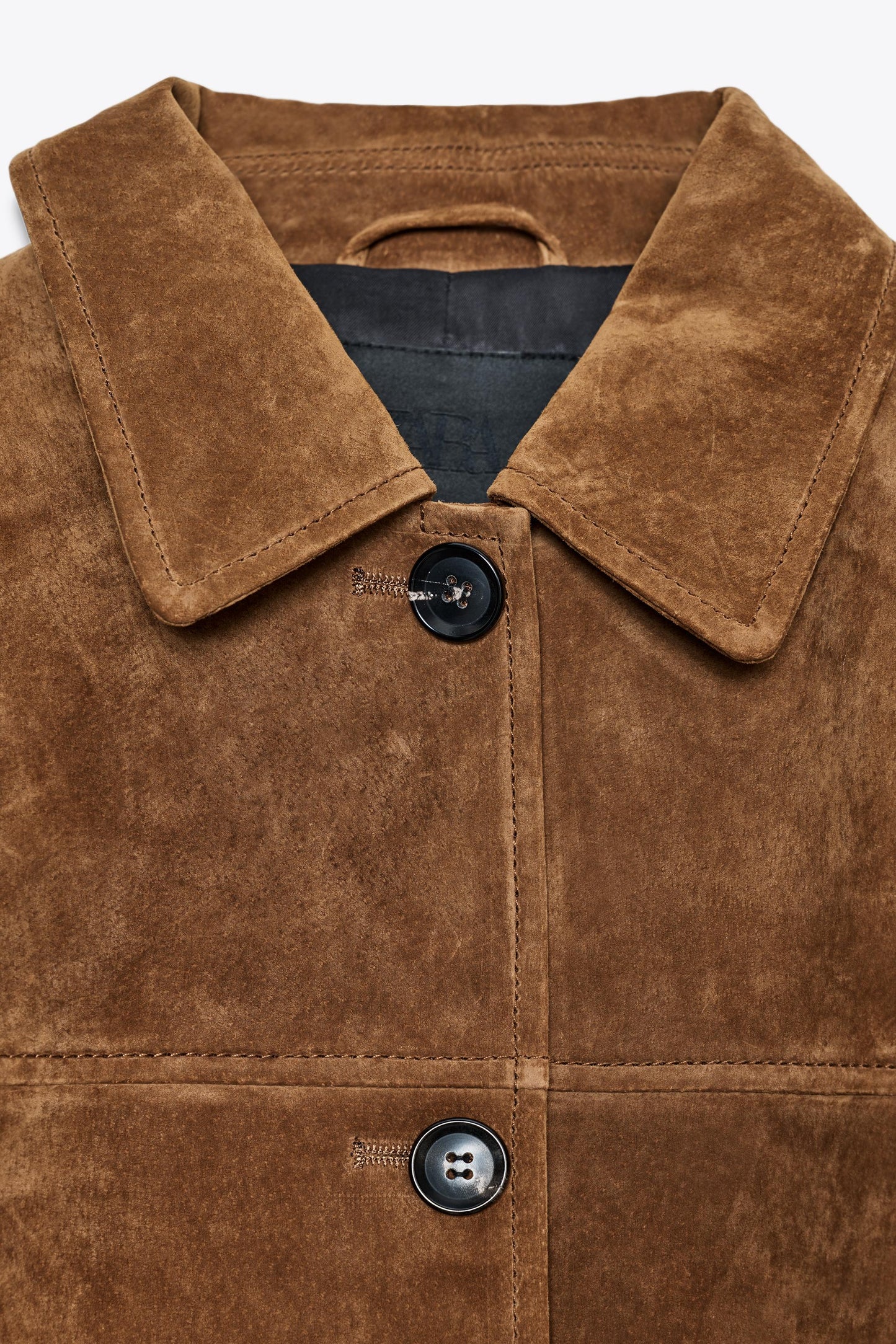 SUEDE LEATHER JACKET ZW COLLECTION LIMITED EDITION