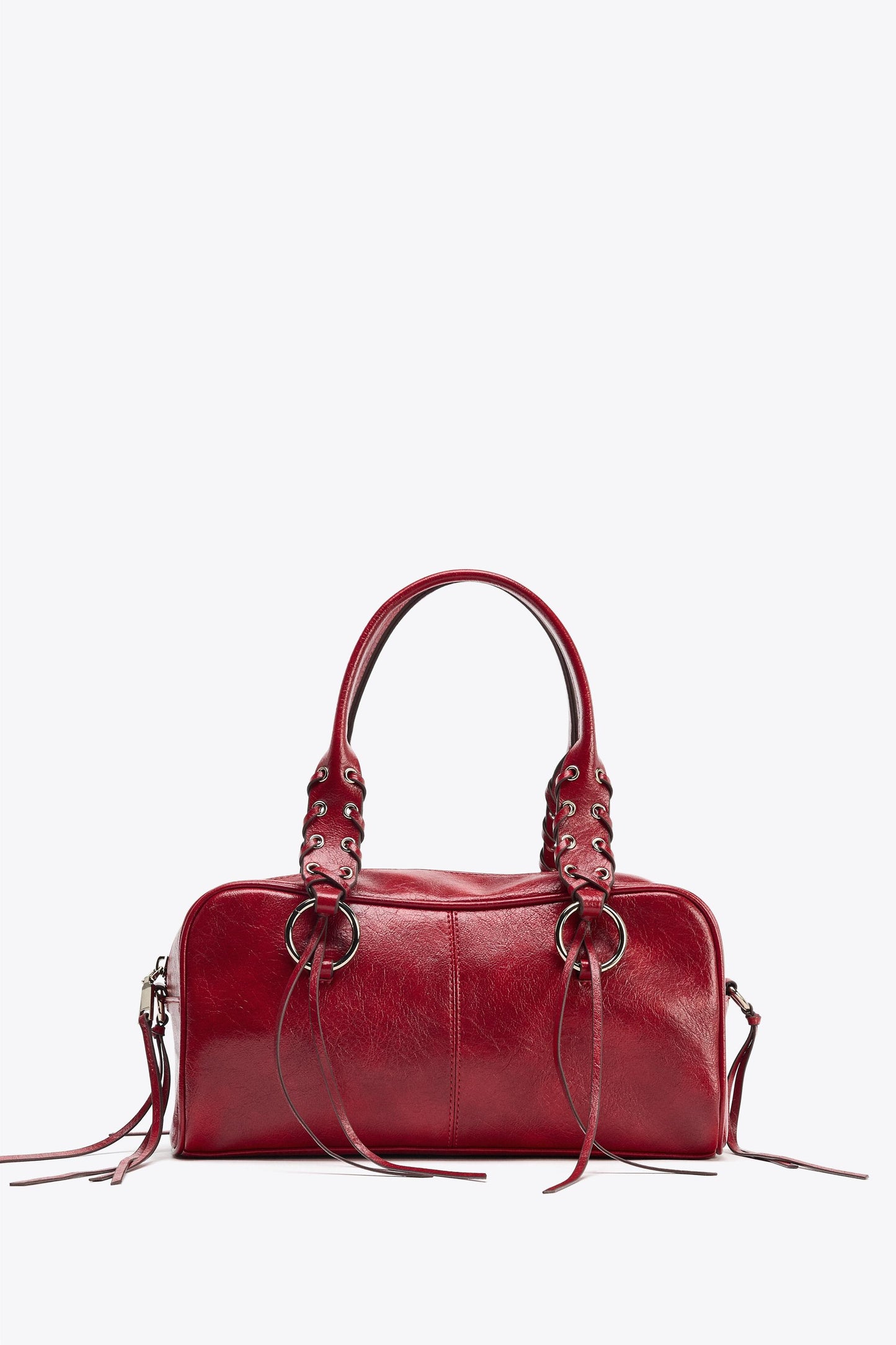 CRACKLED BOWLING BAG