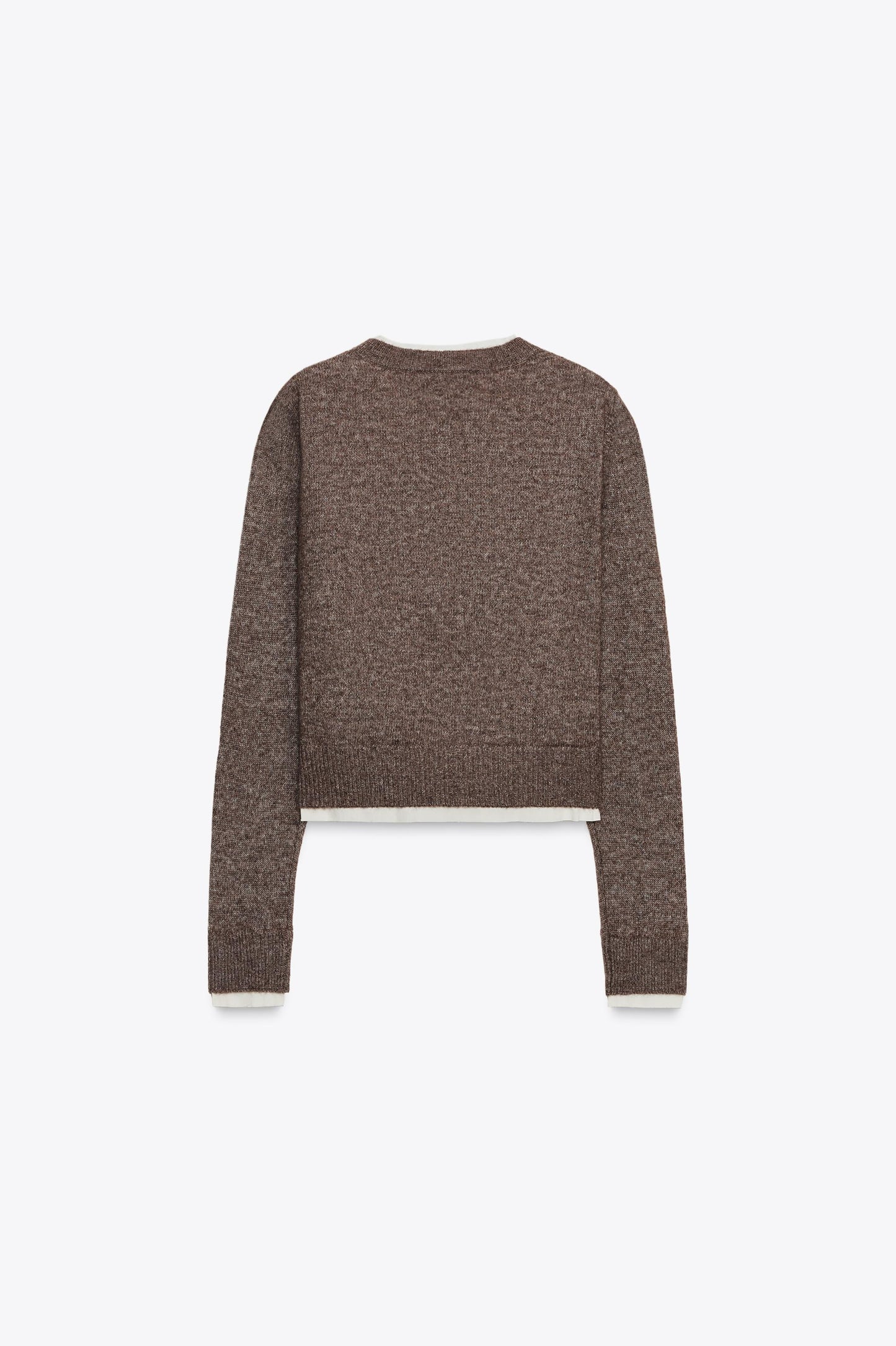 COMBINATION KNIT CARDIGAN