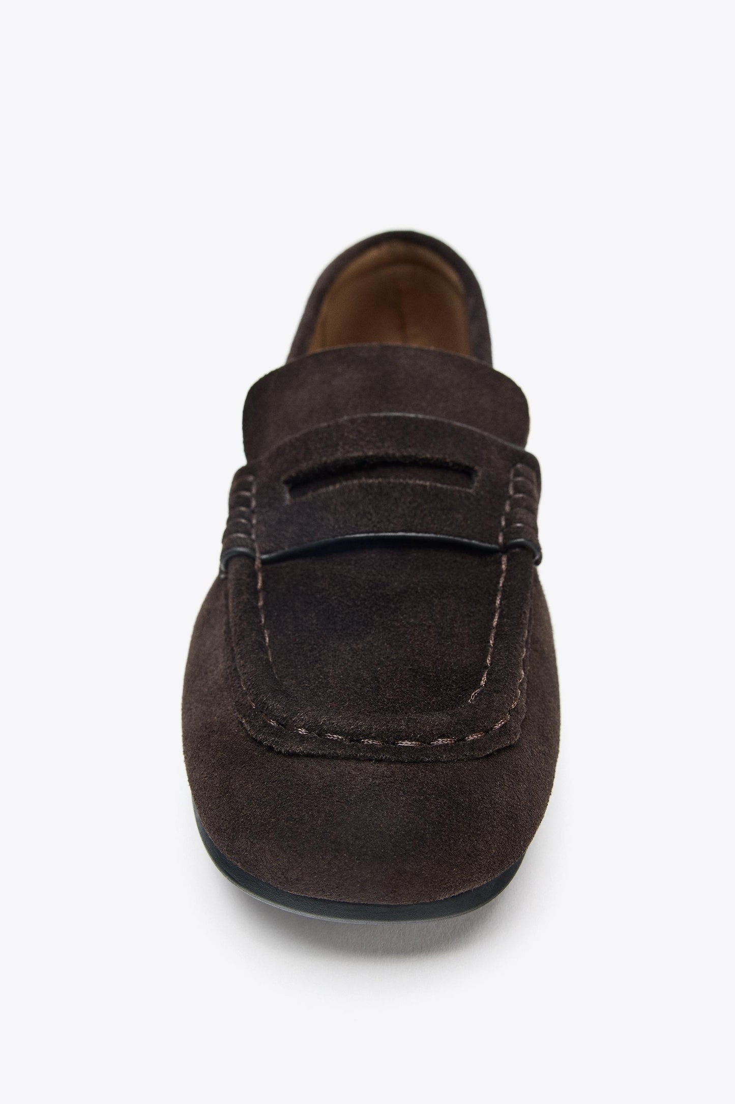 SPLIT LEATHER LOAFERS