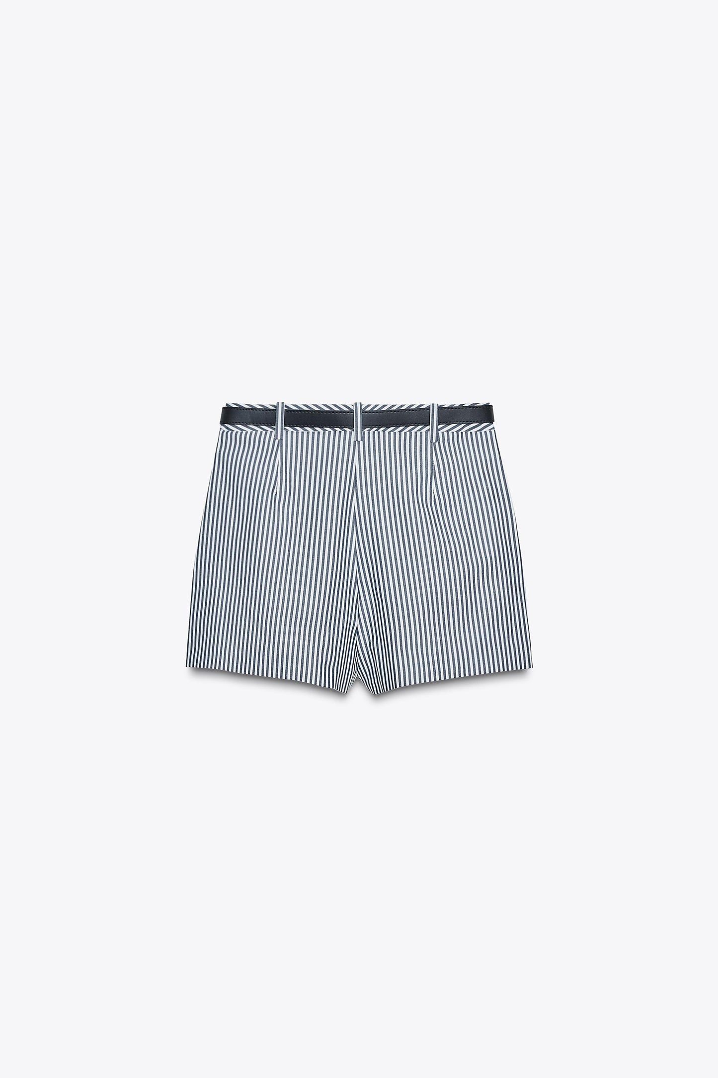 STRIPED BELTED CULOTTES