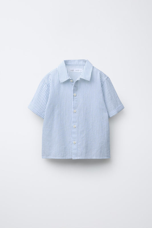 STRIPED TEXTURED SHIRT