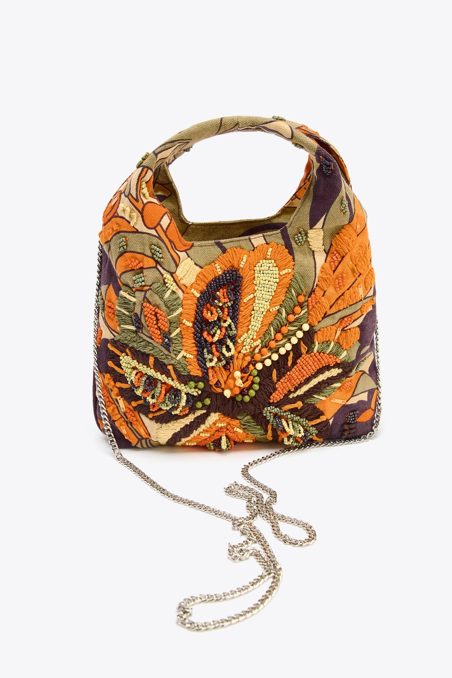 MULTICOLOR BEADED BAG