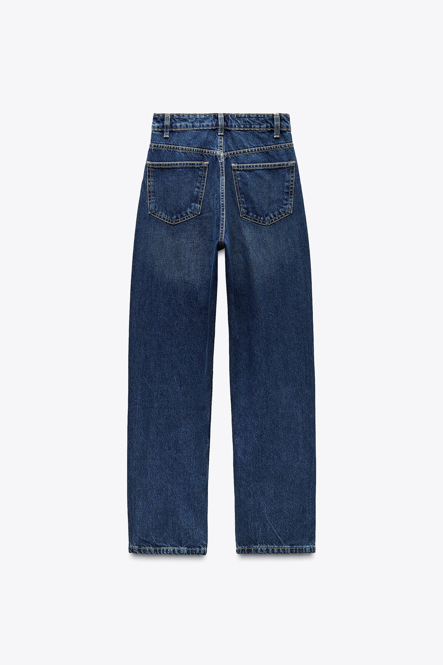 HIGH-WAISTED TRF MOM FIT JEANS