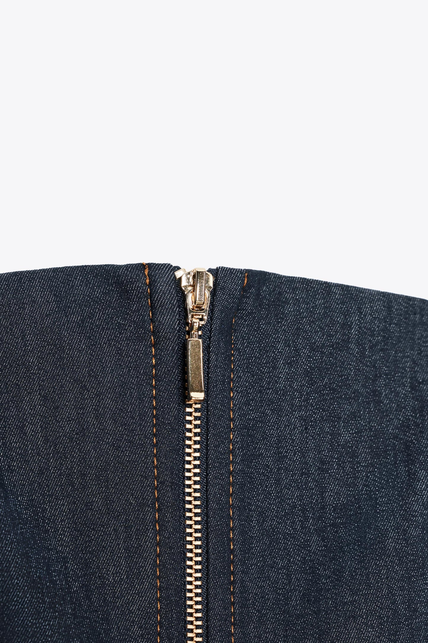 Z1975 DENIM BUSTIER TOP