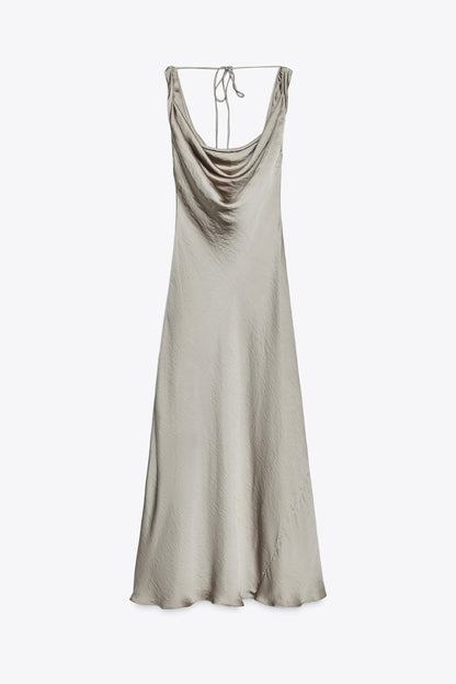 ZW COLLECTION SATIN LONG DRESS
