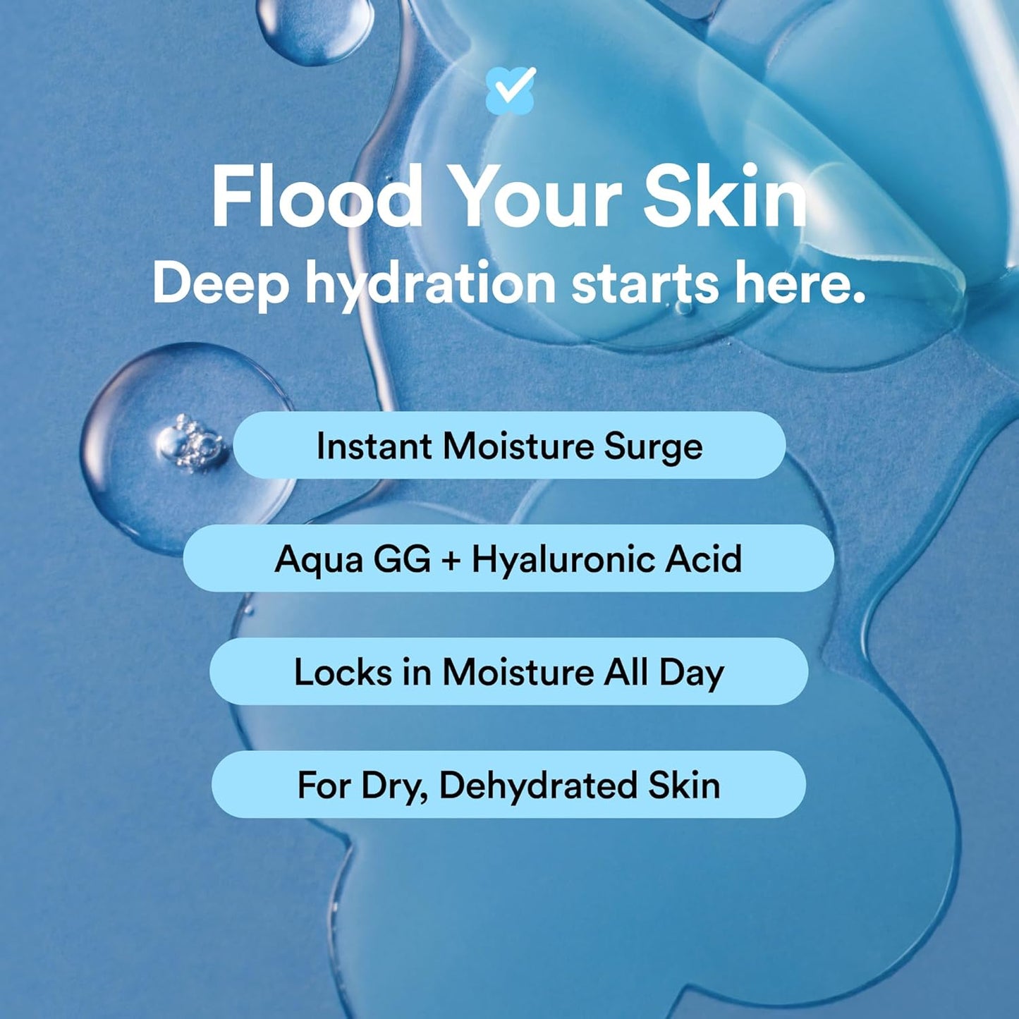 Skit Hydrating & Moisture Face Gel Patch | Hyaluronic Acid Hydrogel Patches with Glyceryl Glucoside for Deep Hydration & Soothing Care, Targeted Clover Mask, Korean Skincare | 4 Sets (8 Patches)