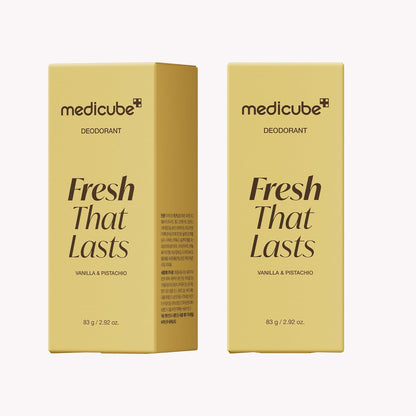 [NEW] [medicube] Deodorant Vanilla & Pistachio Fresh That Lasts | 24 Hour Odor Control, No Aluminum, Baking Soda, Parabens, Phthalates, Ethanol | Brightening & Smoothing for Dark Underarms with Kojic Acid & Turmeric | Korean Skincare, K-Beauty
