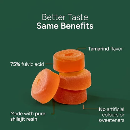 10-in-1 Shilajit Gummies (4000mg)|Tongkat Ali, Maca, 75% Fulvic Acid | Sugar-Free & Vegetarian2.
