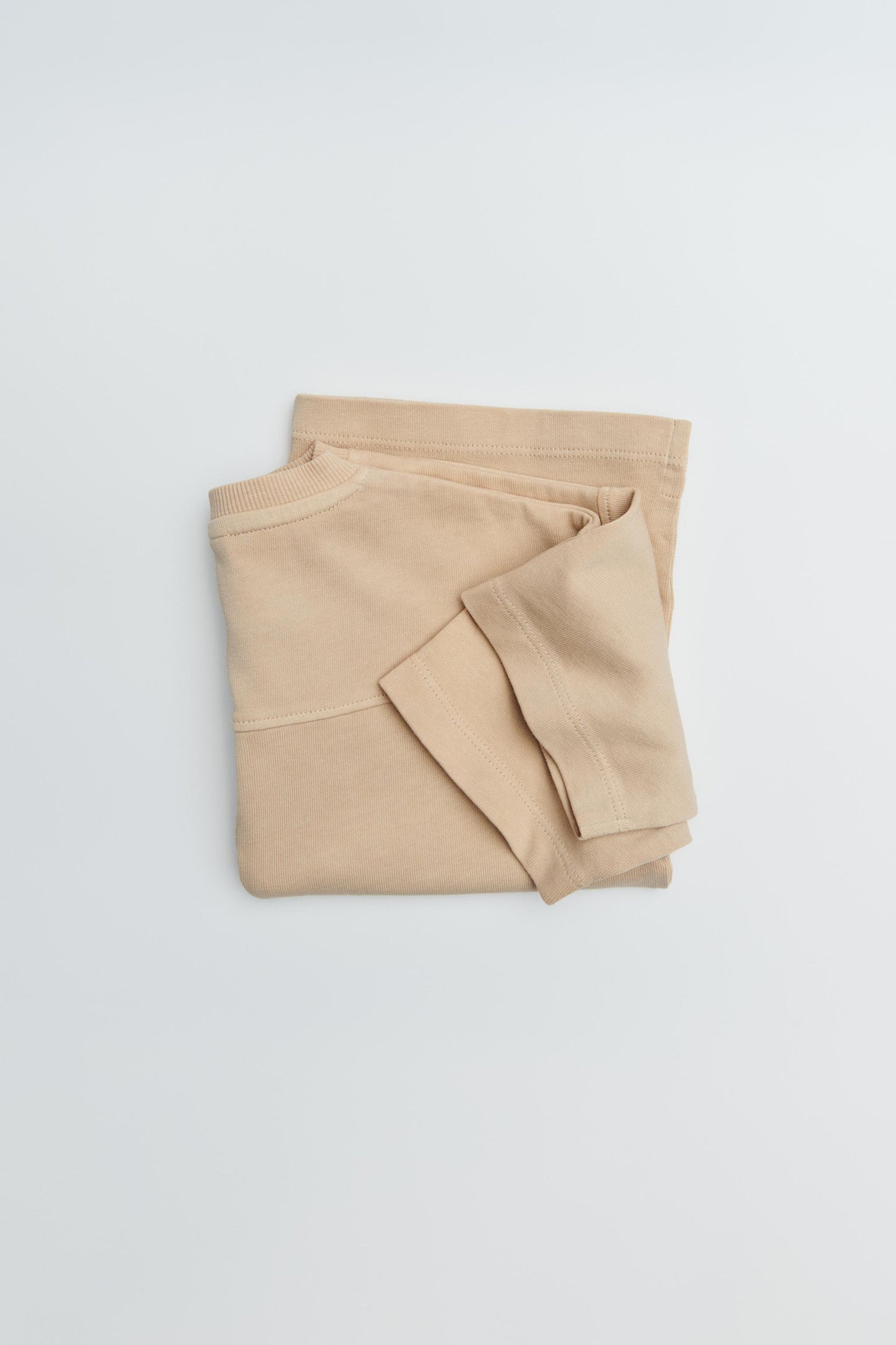 PLAIN WIDE LEG T-SHIRT AND PANTS SET