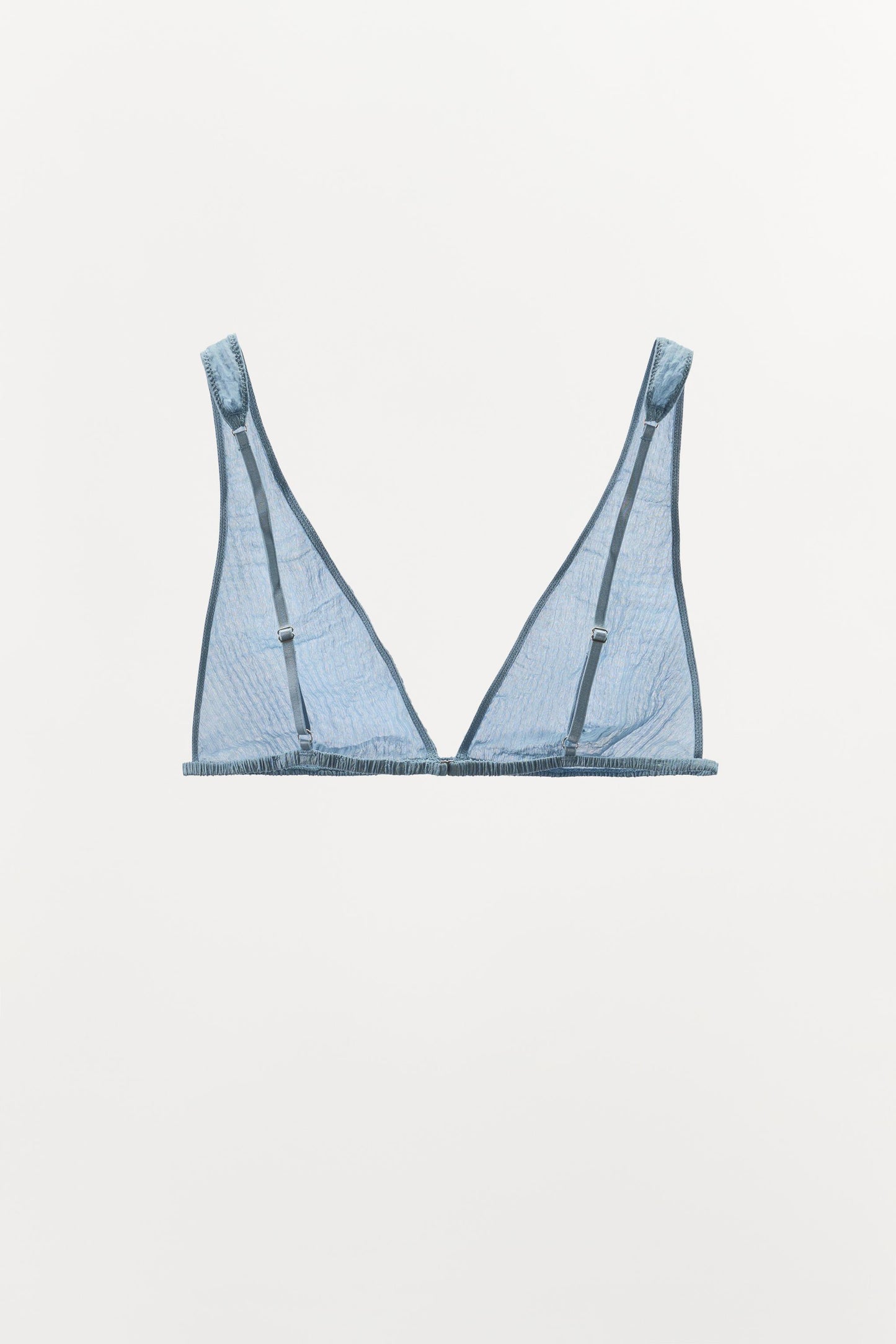 LIMITED EDITION 100% SILK CRINKLE EFFECT BRALETTE