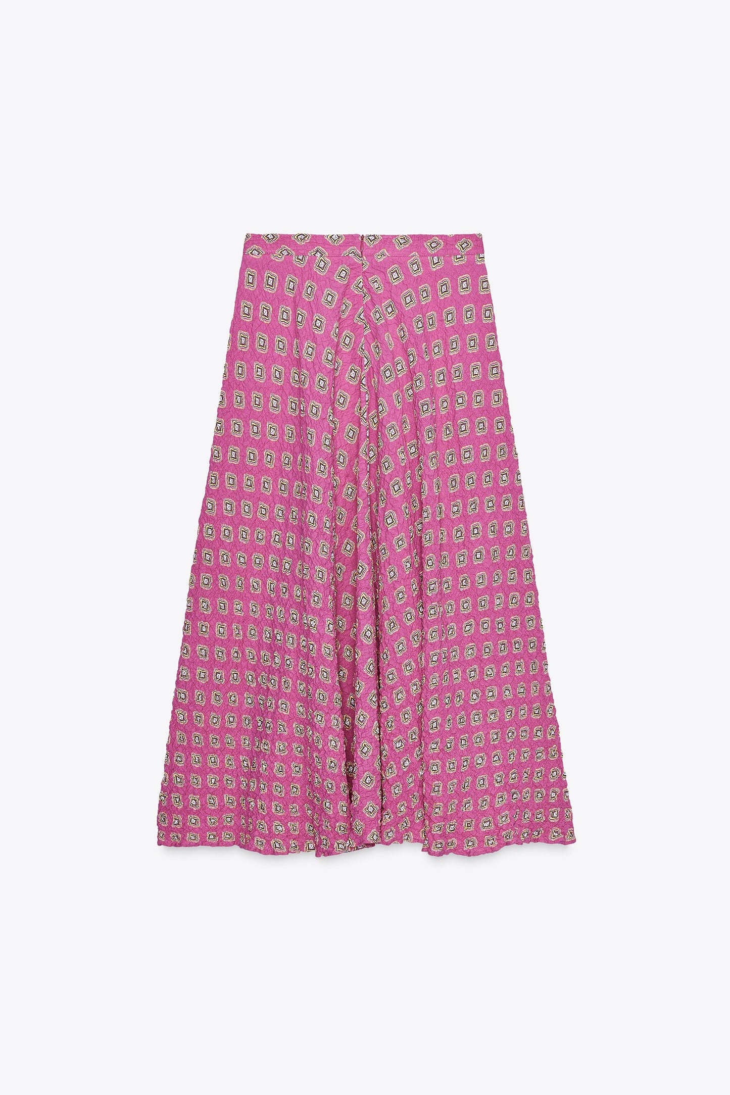 PRINTED MIDI SKIRT