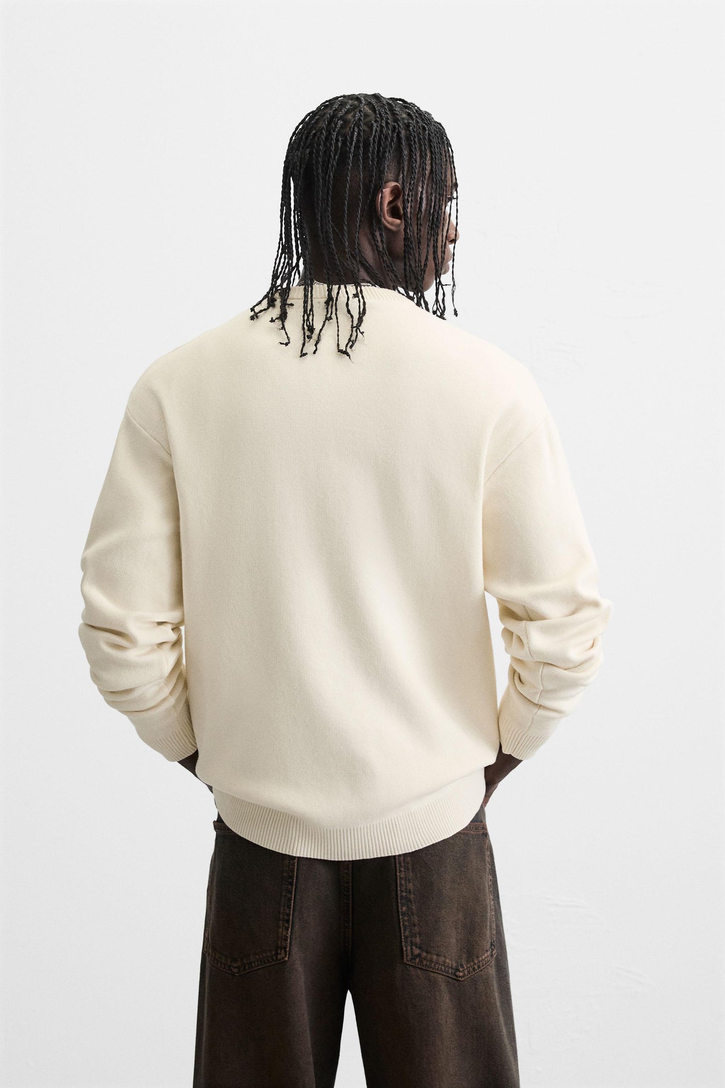 SOFT TEXTURED KNIT SWEATER