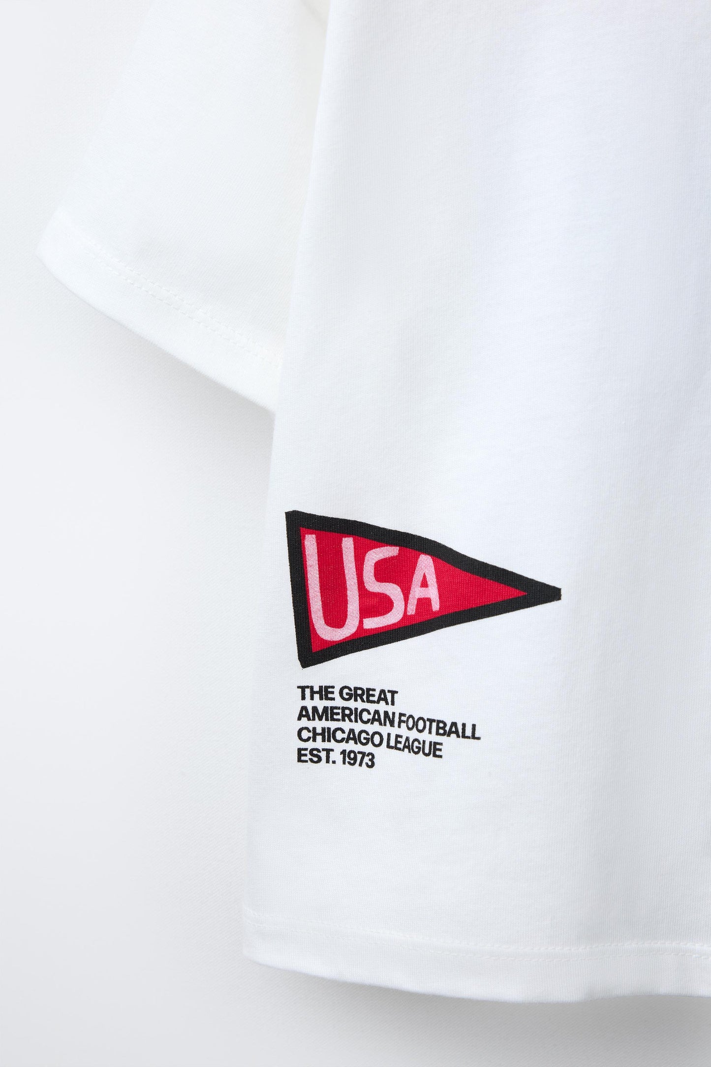 FOOTBALL PRINT T-SHIRT