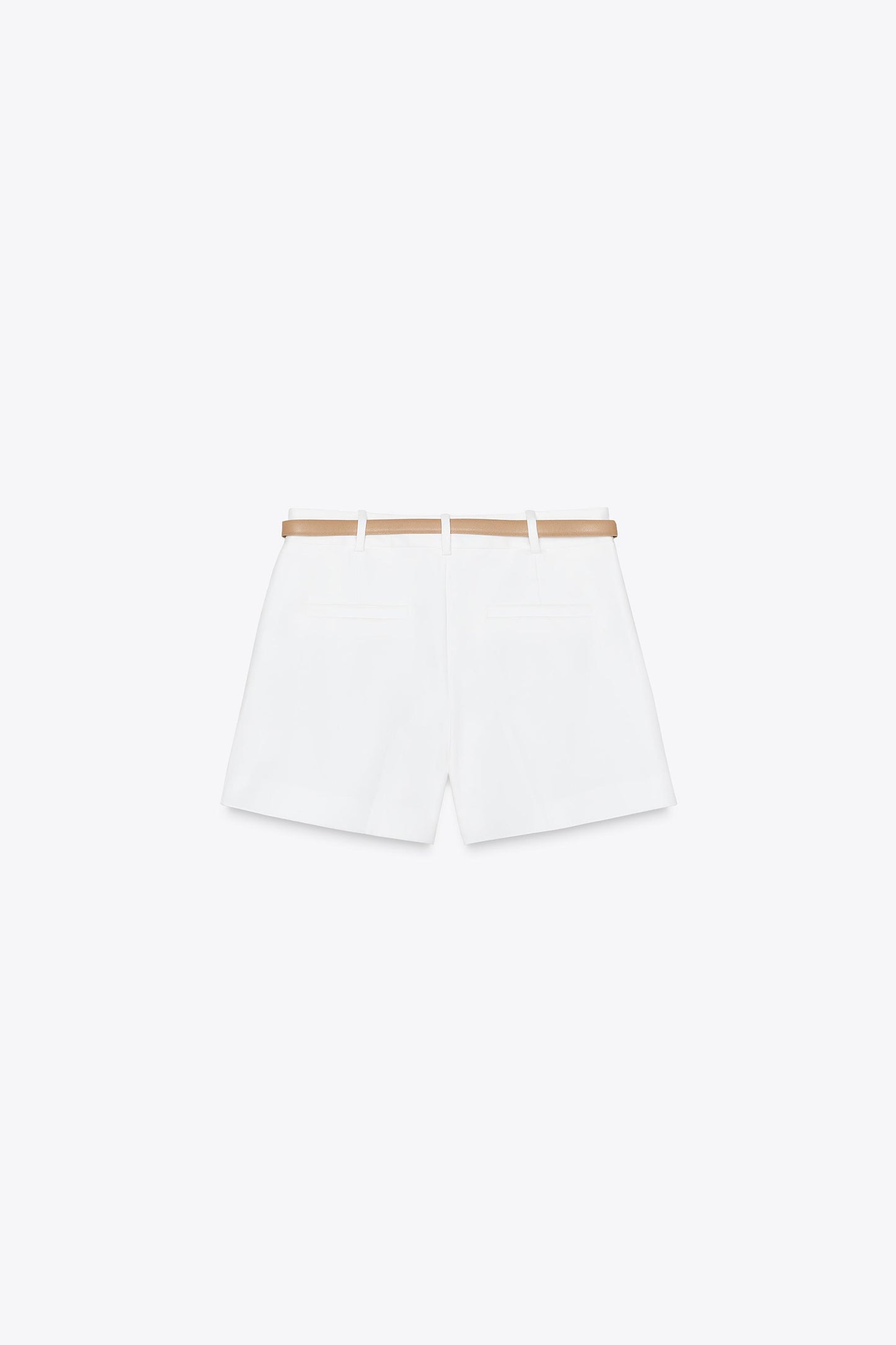 BELTED SHORTS WITH DARTS