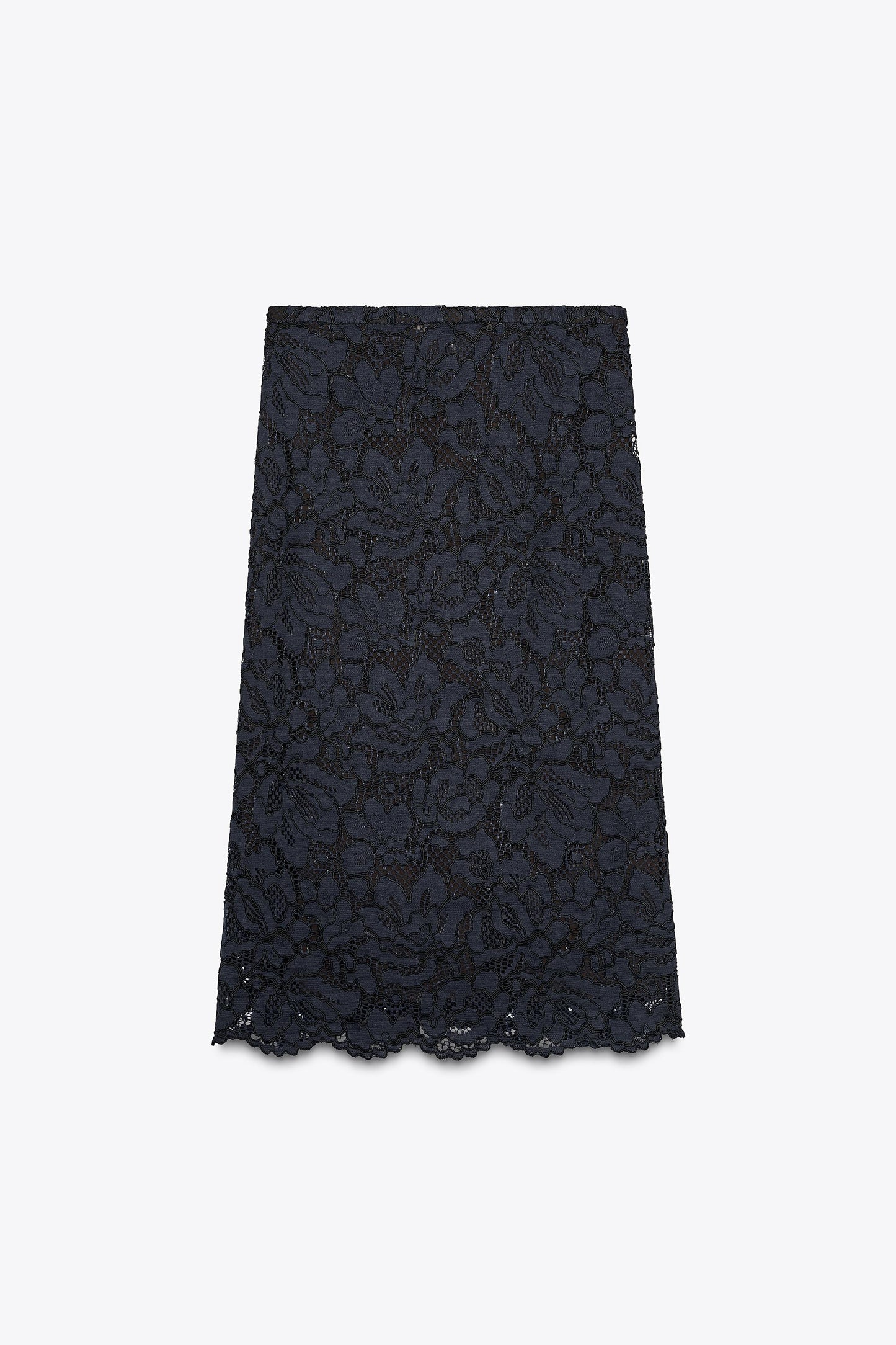 ZW COLLECTION LACE MIDI SKIRT