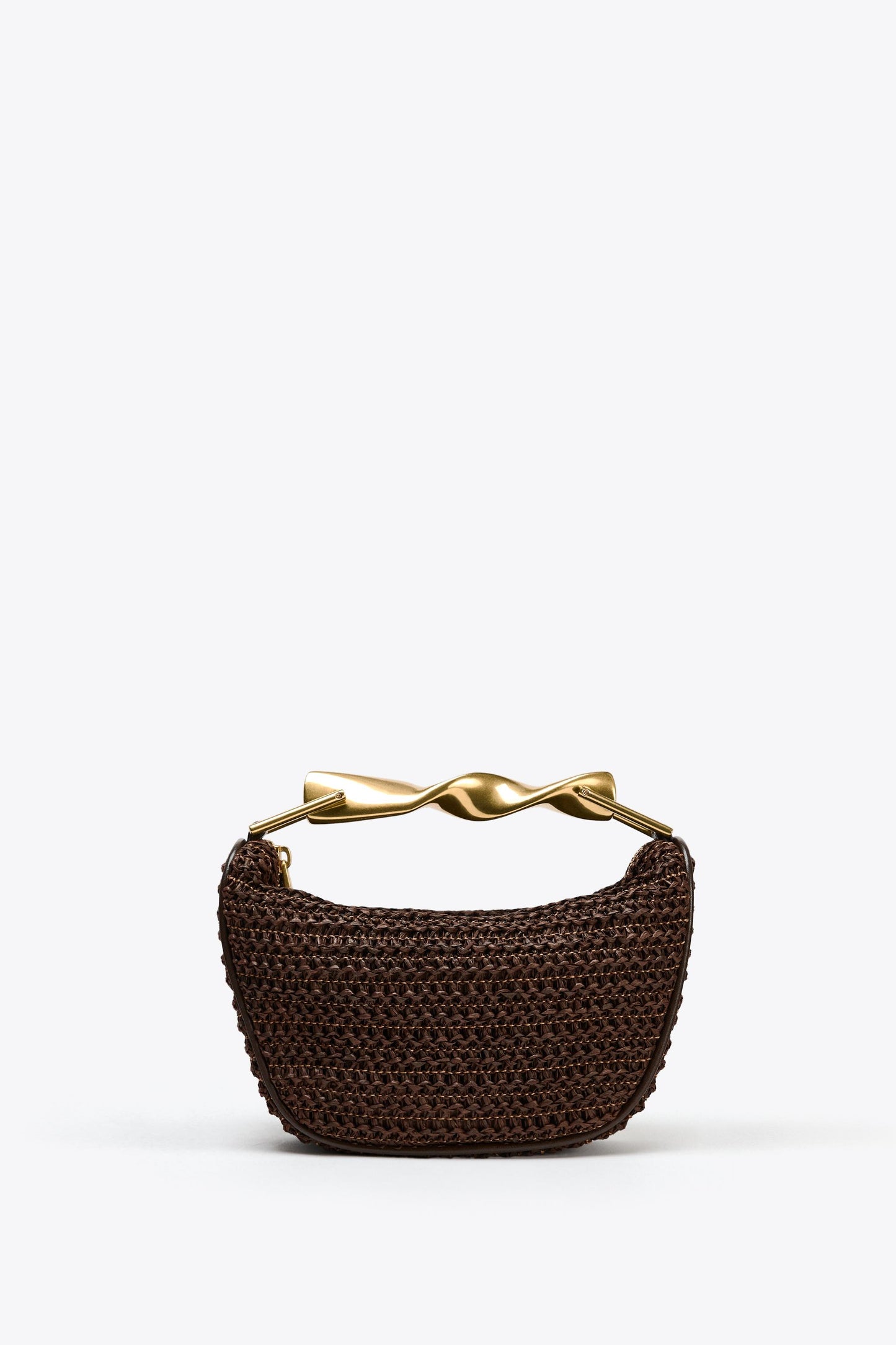 MINI BAG WITH METALLIC HANDLE