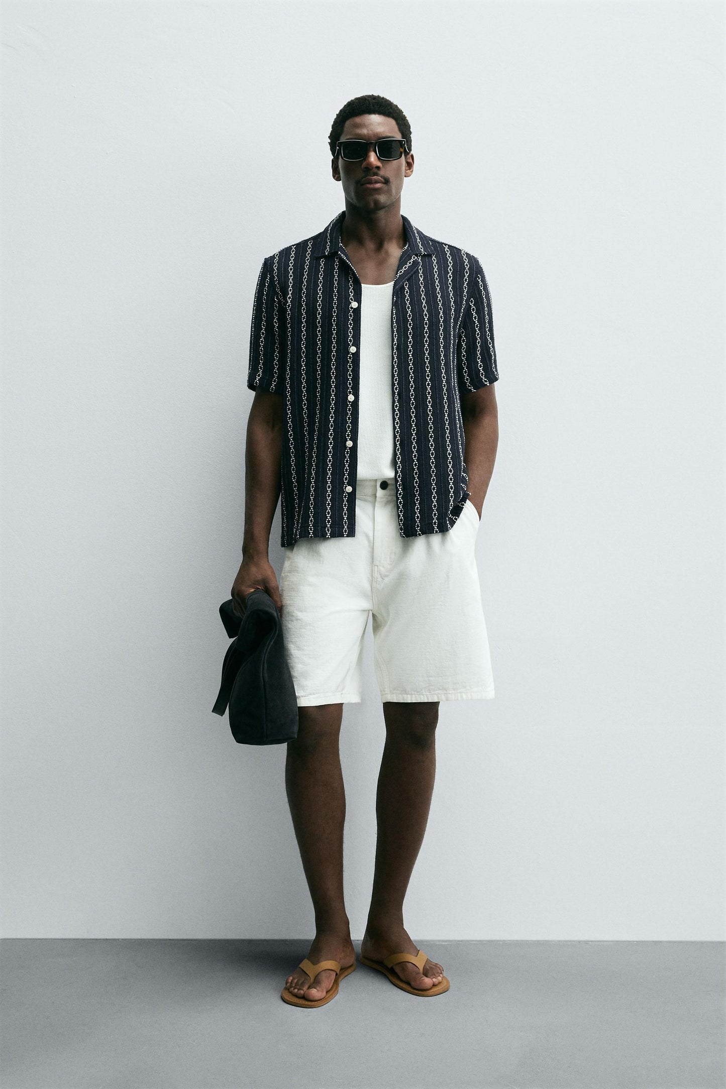 GEOMETRIC JACQUARD SHIRT