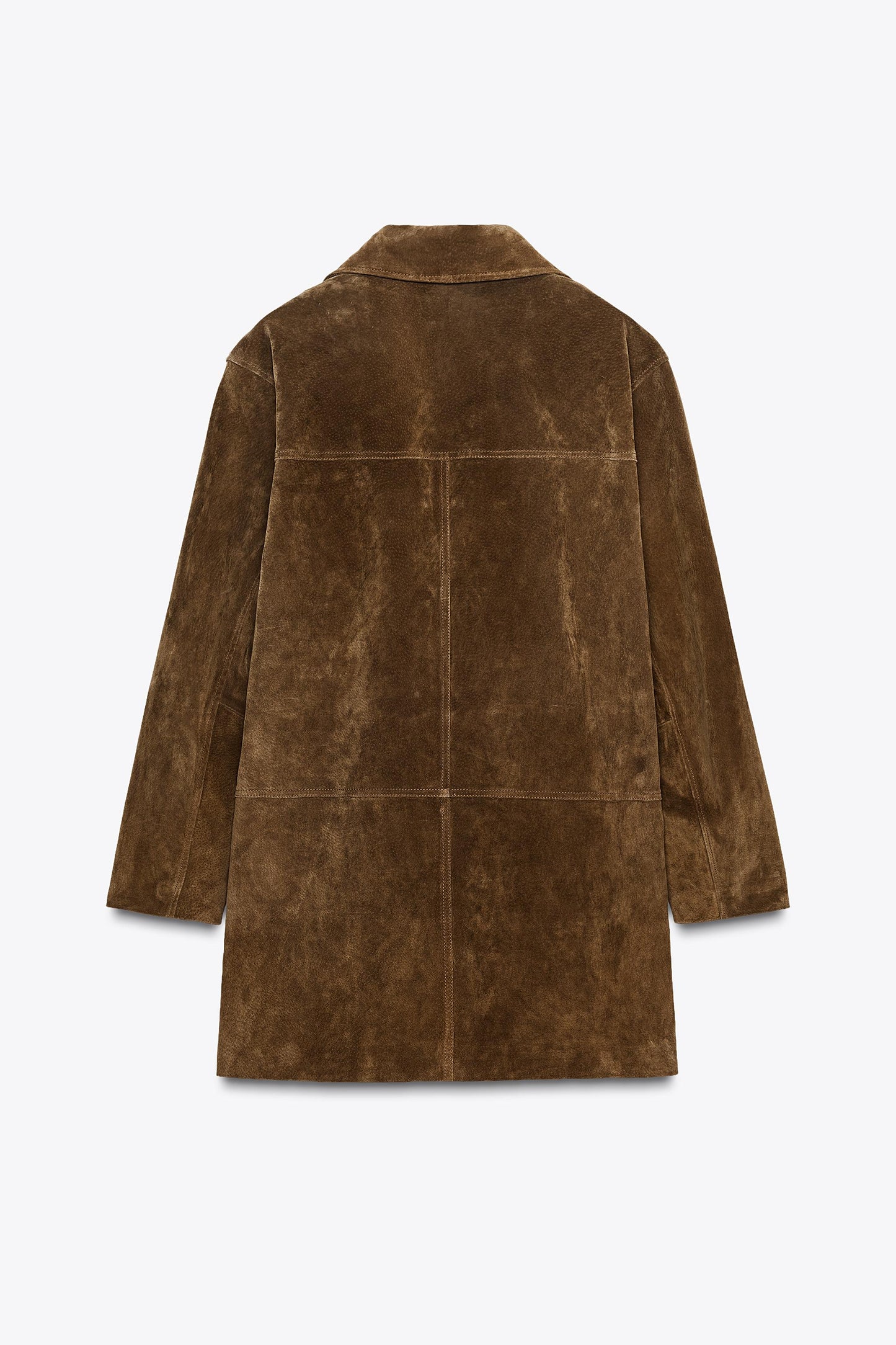 100% LEATHER LONG JACKET