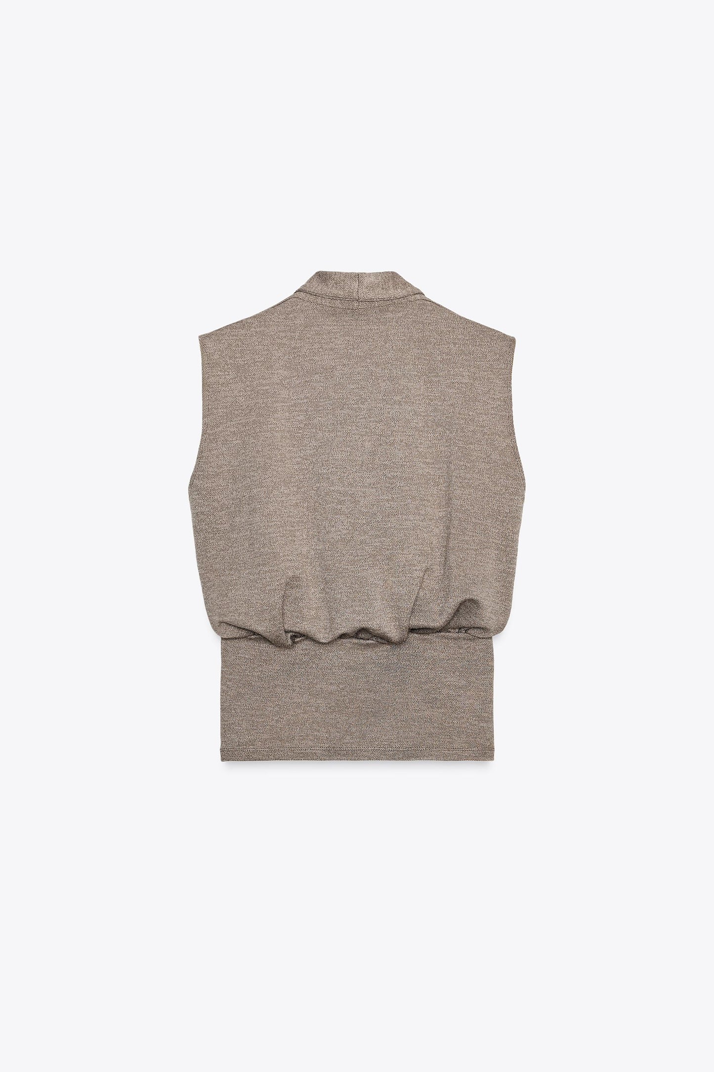 SURPLICE PIQUÉ TOP