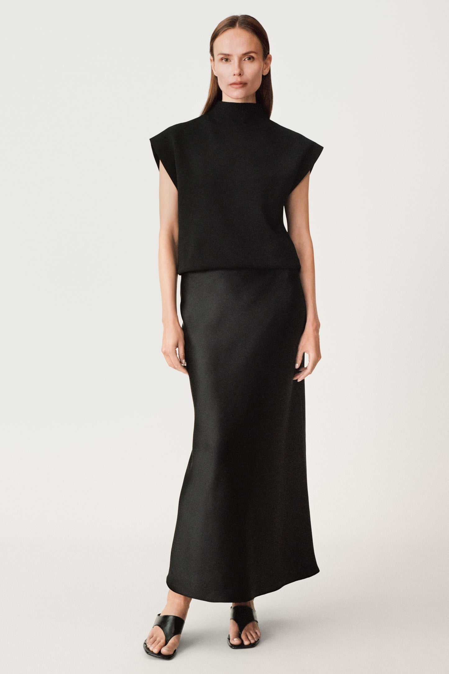 SATIN MIDI SKIRT 50TH ANNIVERSARY