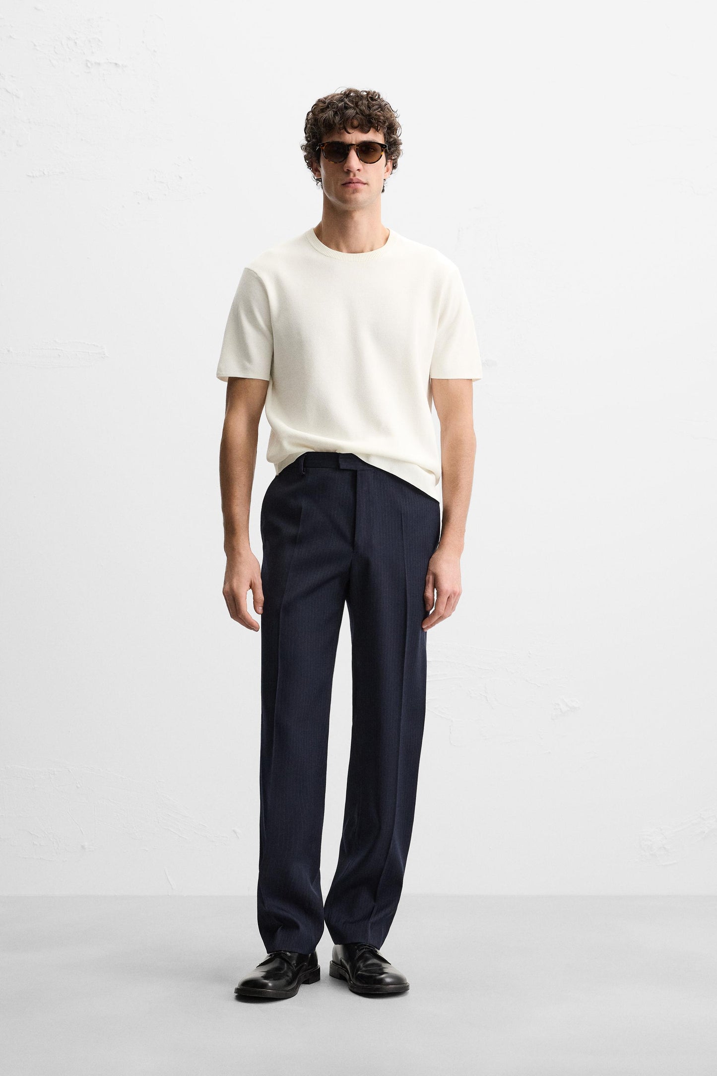 RELAXED FIT KNIT T-SHIRT
