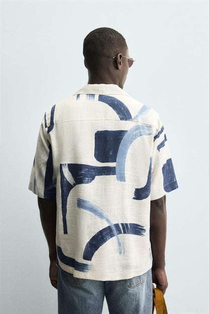 ABSTRACT PRINT SHIRT