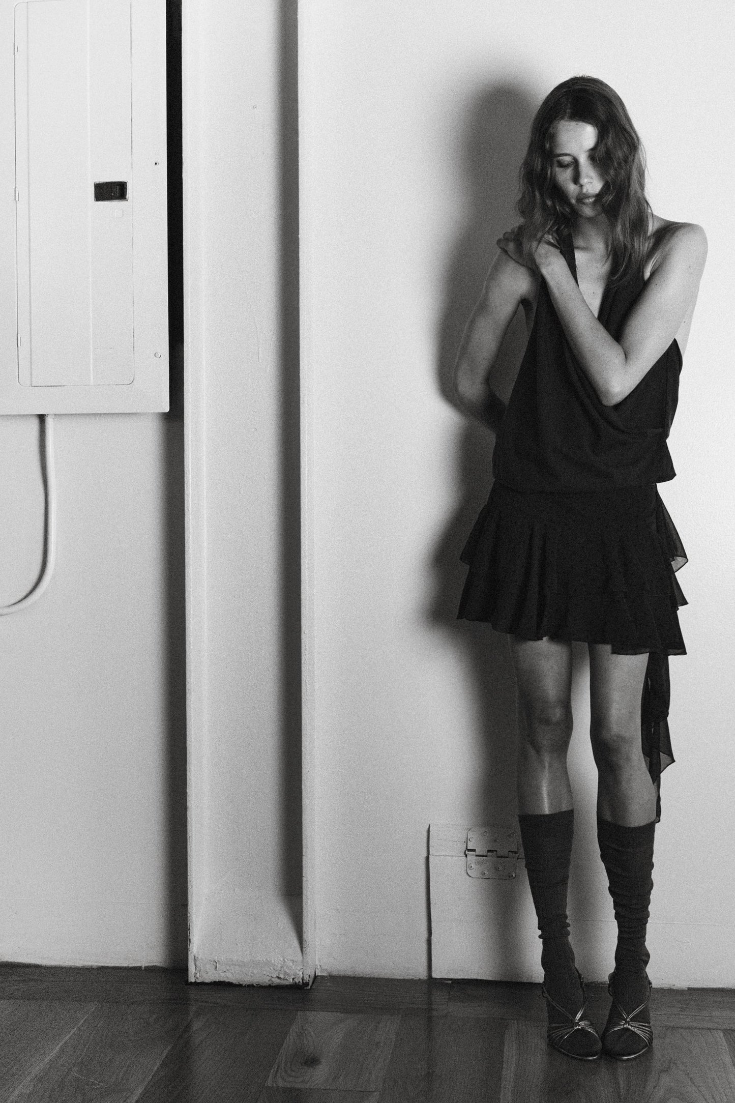 RUFFLE SKORT