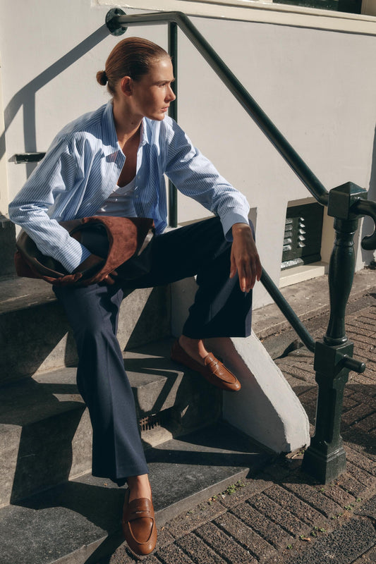 LEATHER PENNY LOAFERS