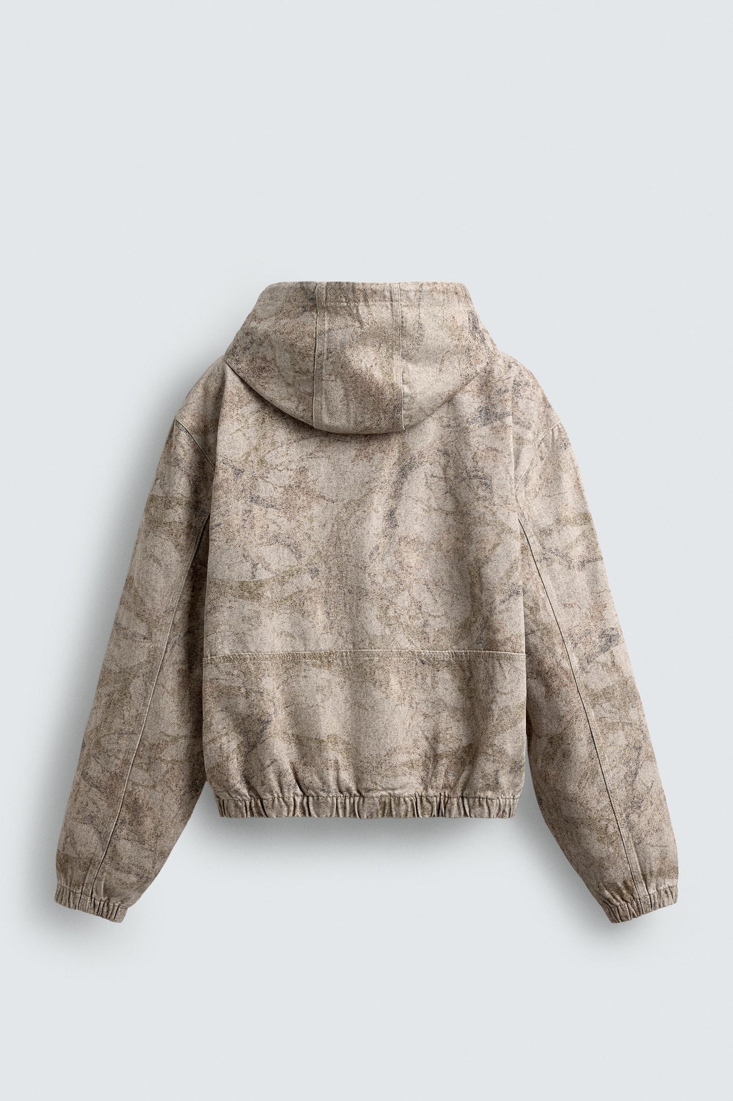WASHED HOODED JACKET
