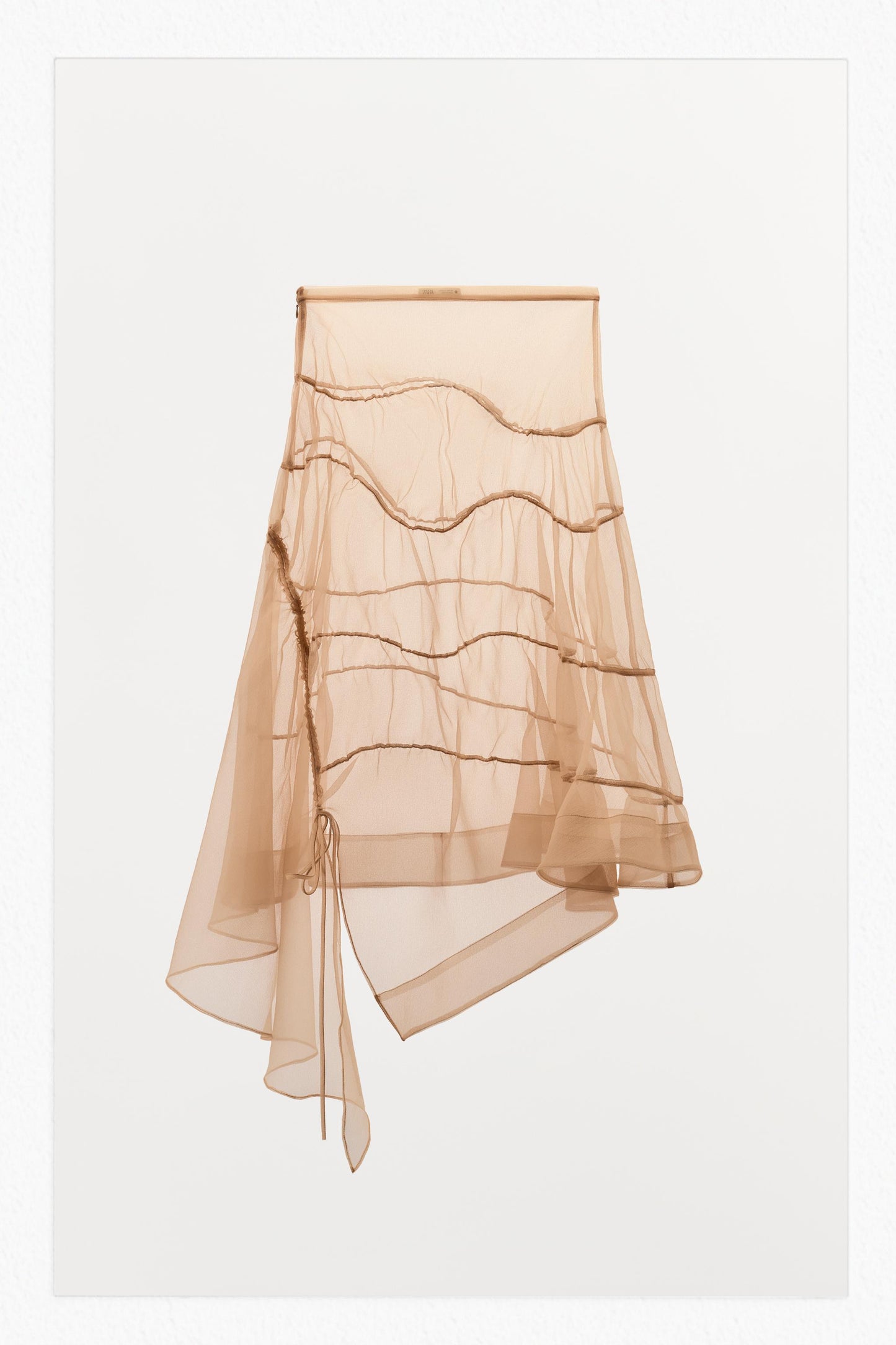 RUFFLED ORGANZA SKIRT