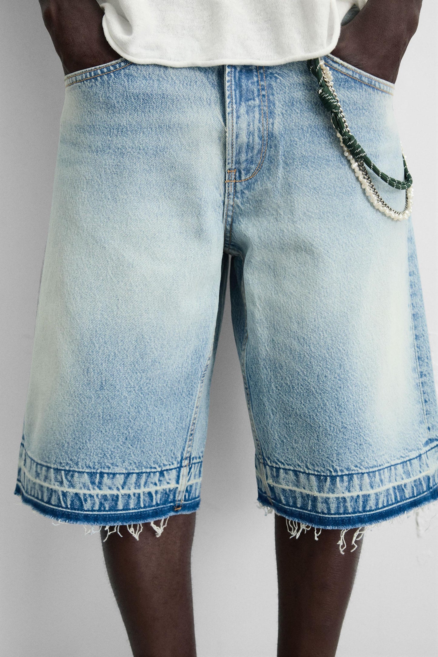 BAGGY FIT DENIM SHORTS
