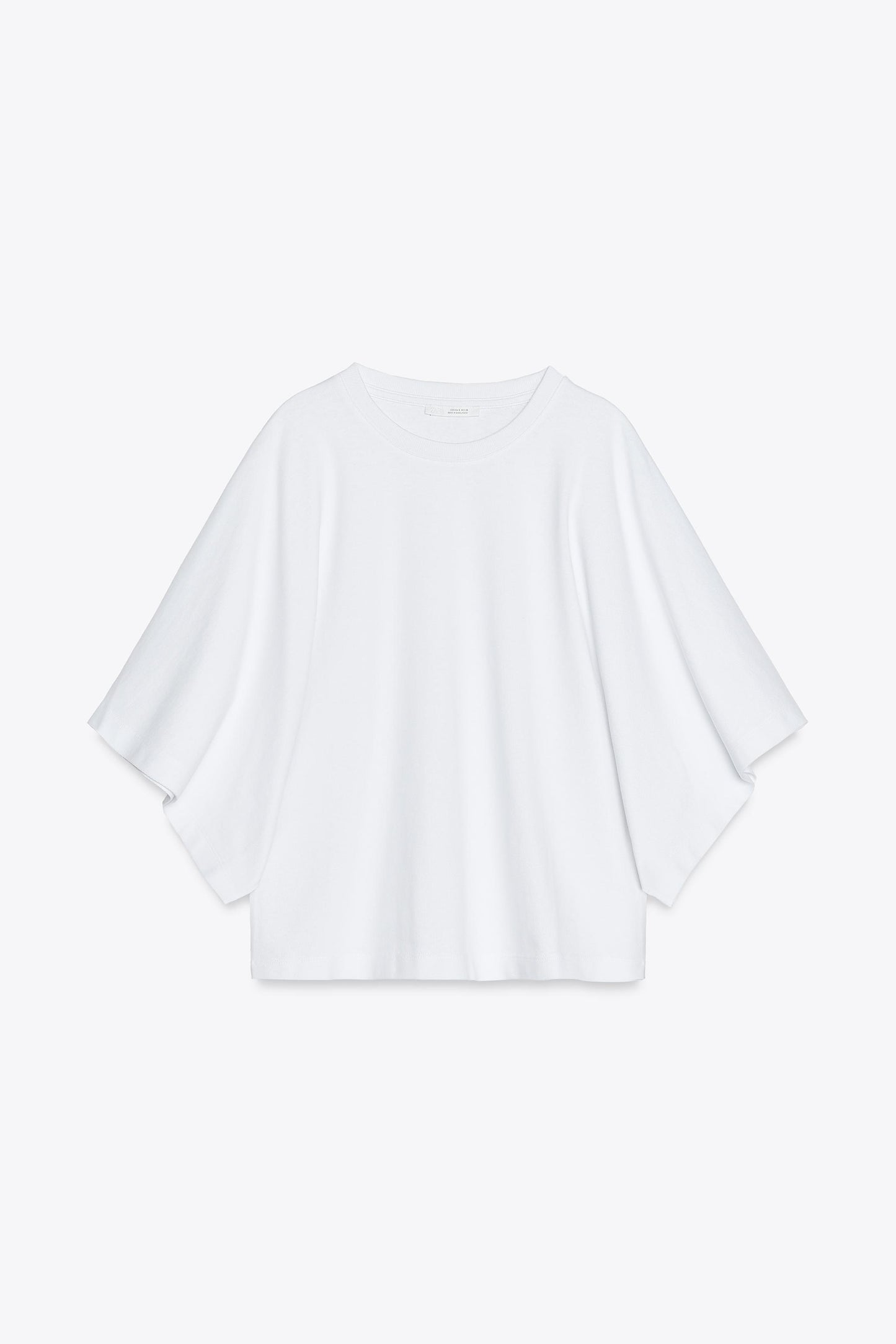 WASHED CAPE SLEEVE T-SHIRT