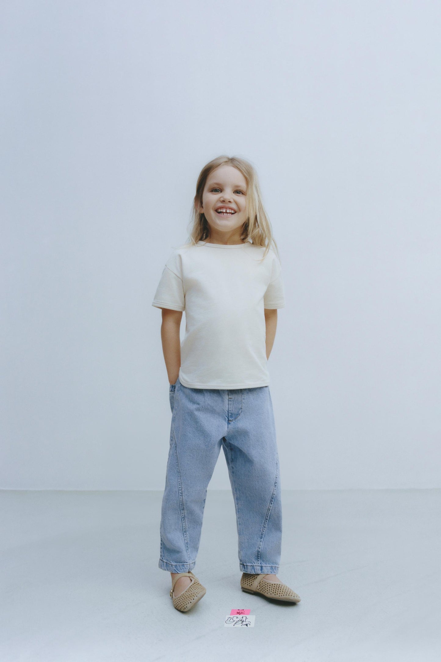 STITCHED BAGGY JEANS