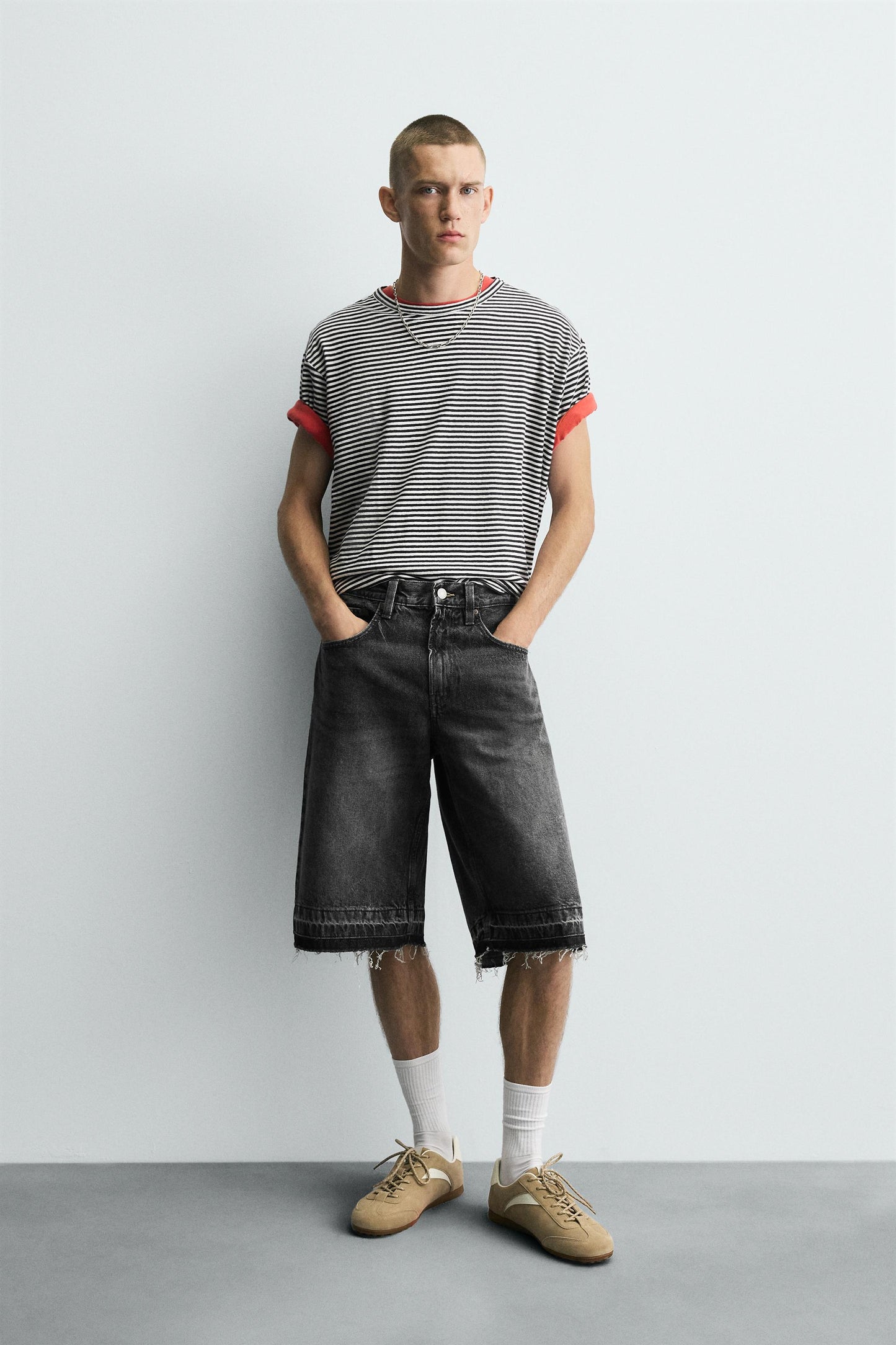 BAGGY FIT DENIM SHORTS