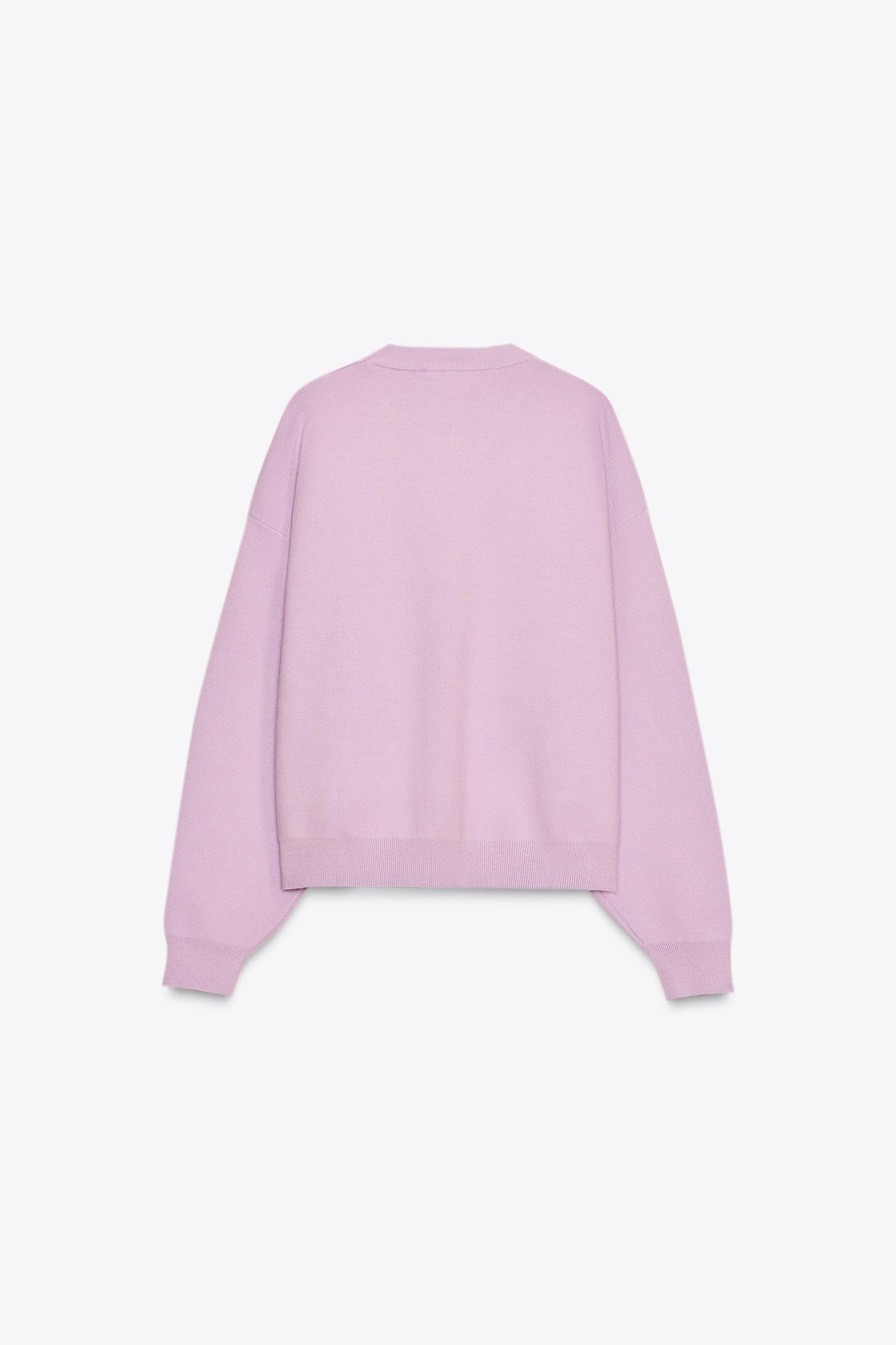 RIB KNIT SWEATSHIRT