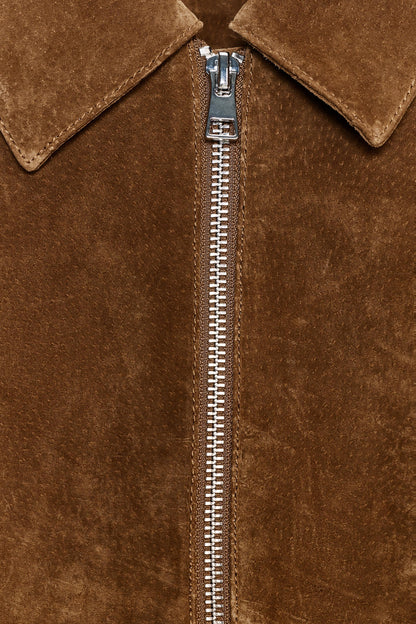 100% LEATHER SHORT JACKET