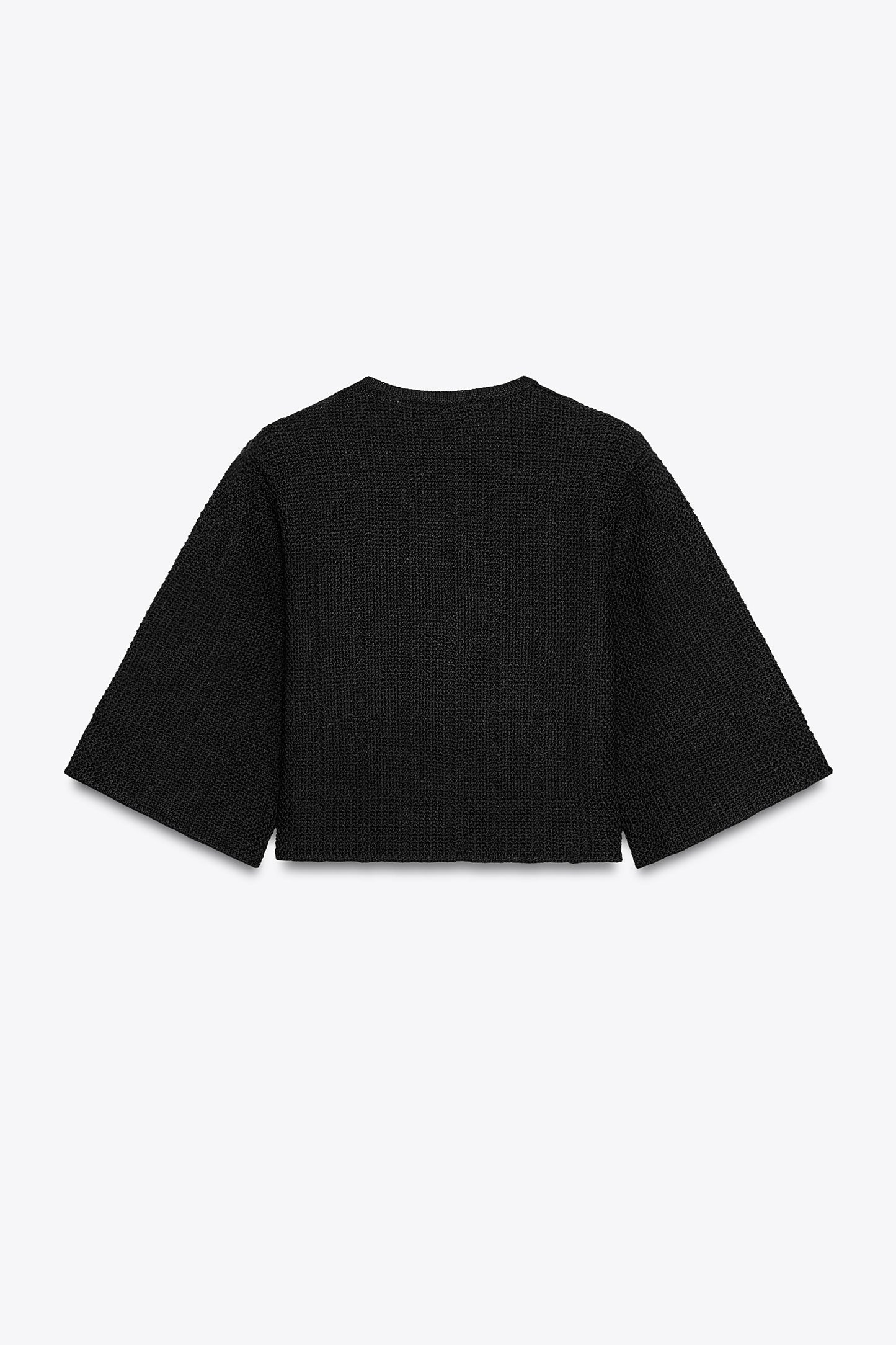 TEXTURED KNIT CARDIGAN WITH BUTTON