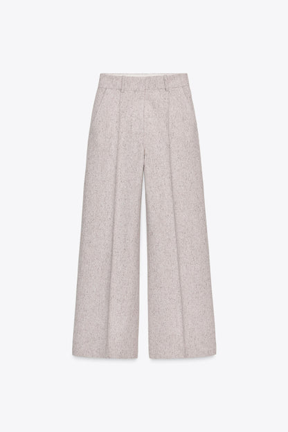 ZW COLLECTION WIDE LEG STRUCTURE PANTS