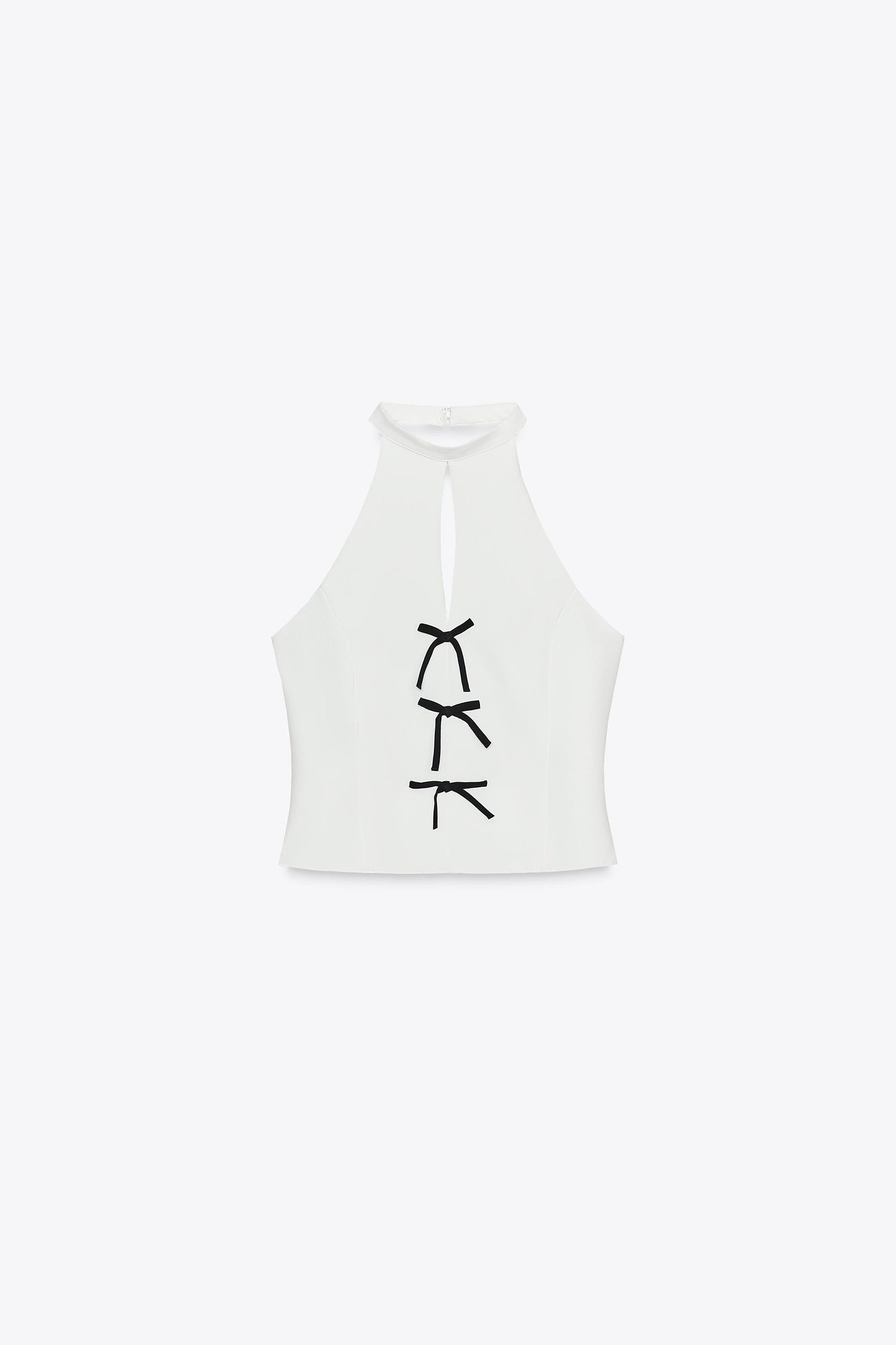 TIED HALTER TOP