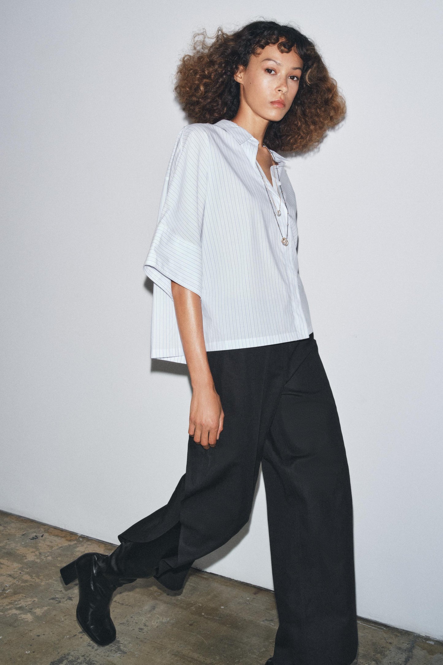 ZW COLLECTION POPLIN SHIRT